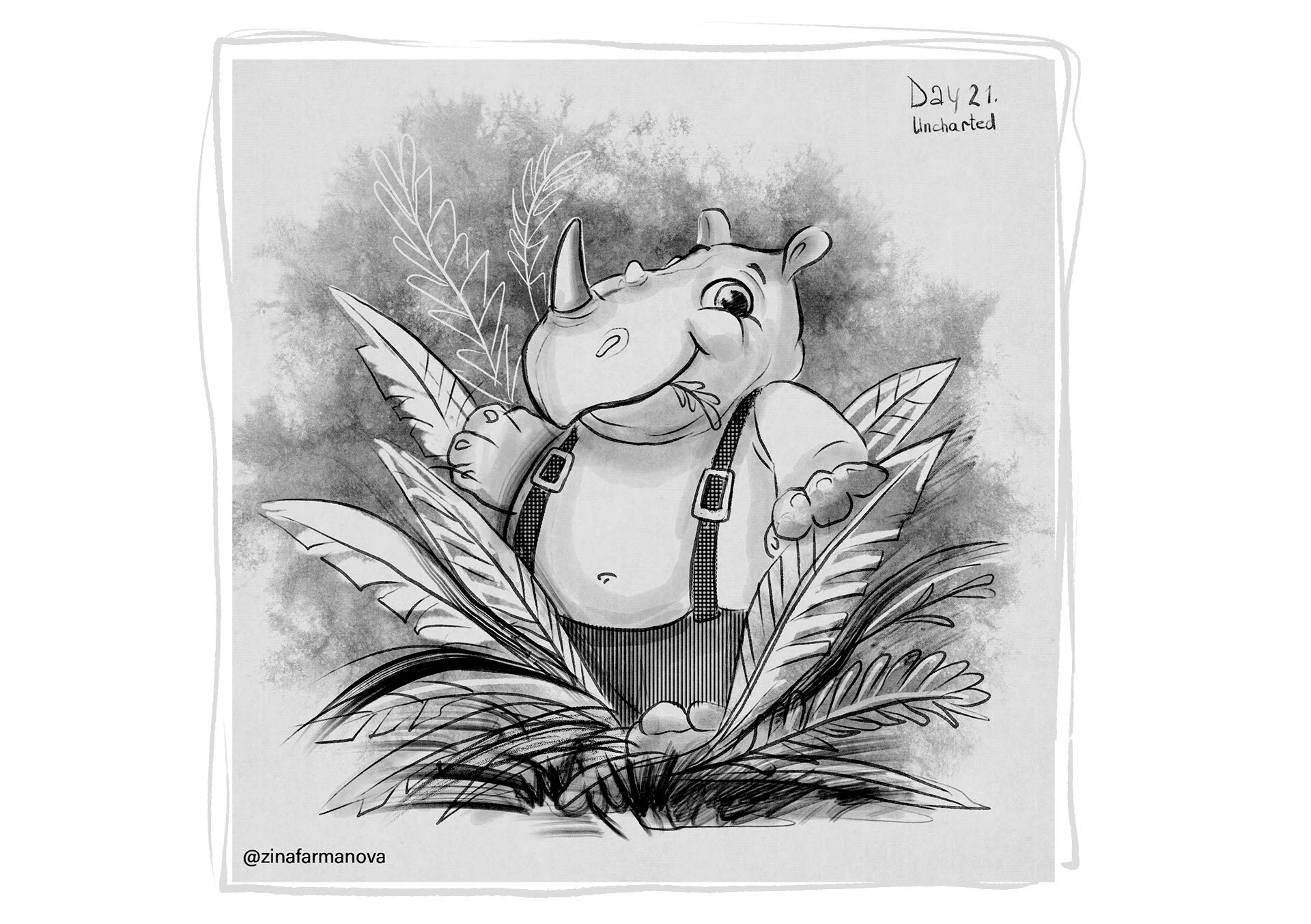 Инктобер2024 — Изображение №10 — Иллюстрация на Dprofile