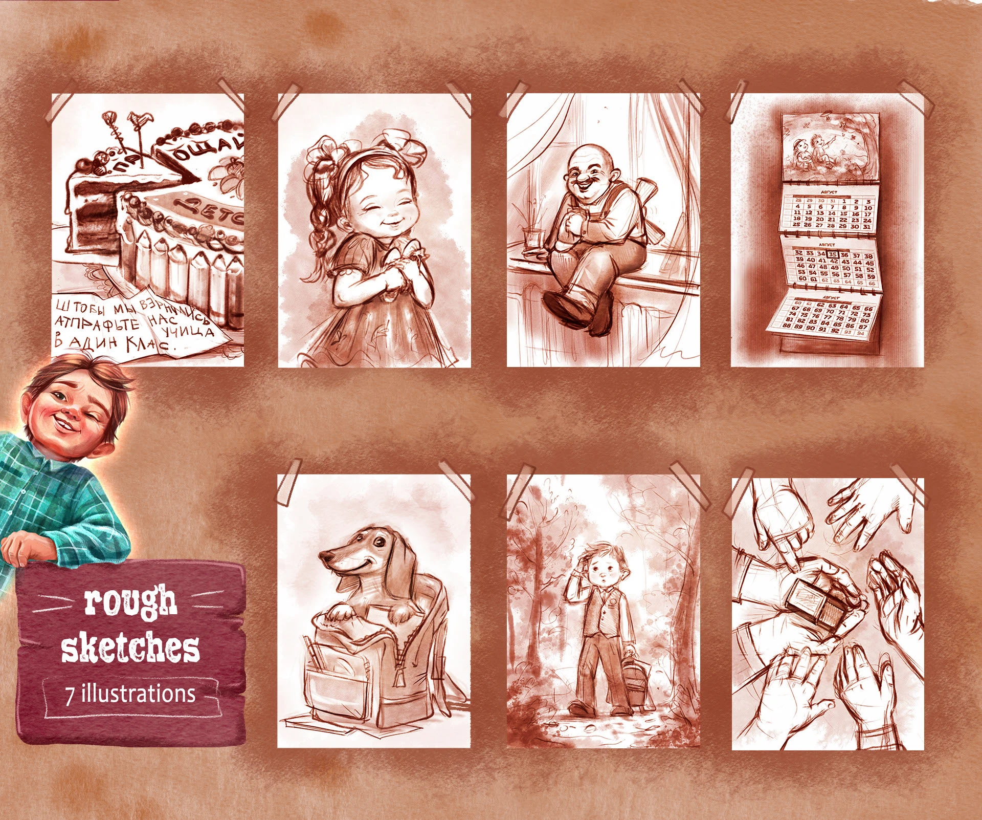 Иллюстрации к детской книге — Изображение №2 — Иллюстрация, Графика на Dprofile