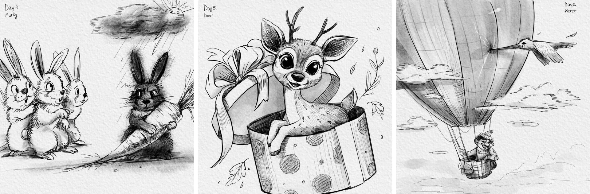 Inktober 2025 — Изображение №3 — Иллюстрация на Dprofile