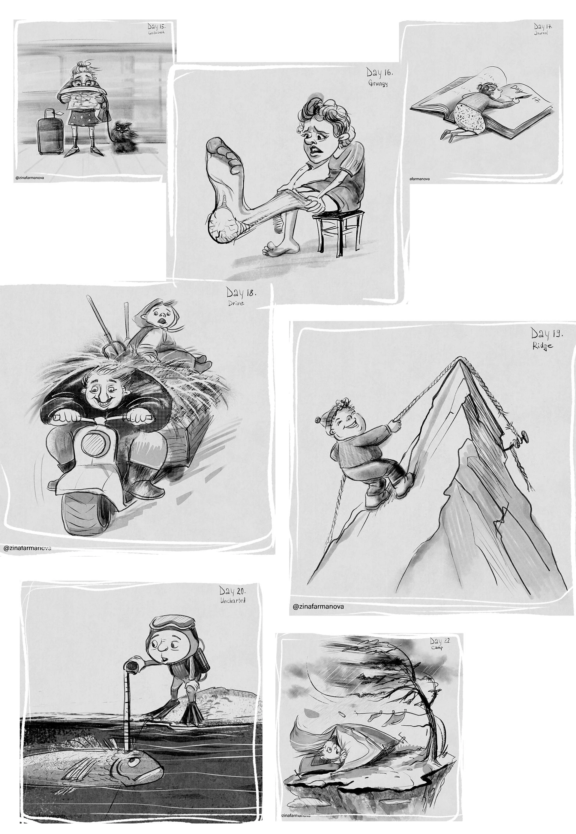 Инктобер2024 — Изображение №9 — Иллюстрация на Dprofile