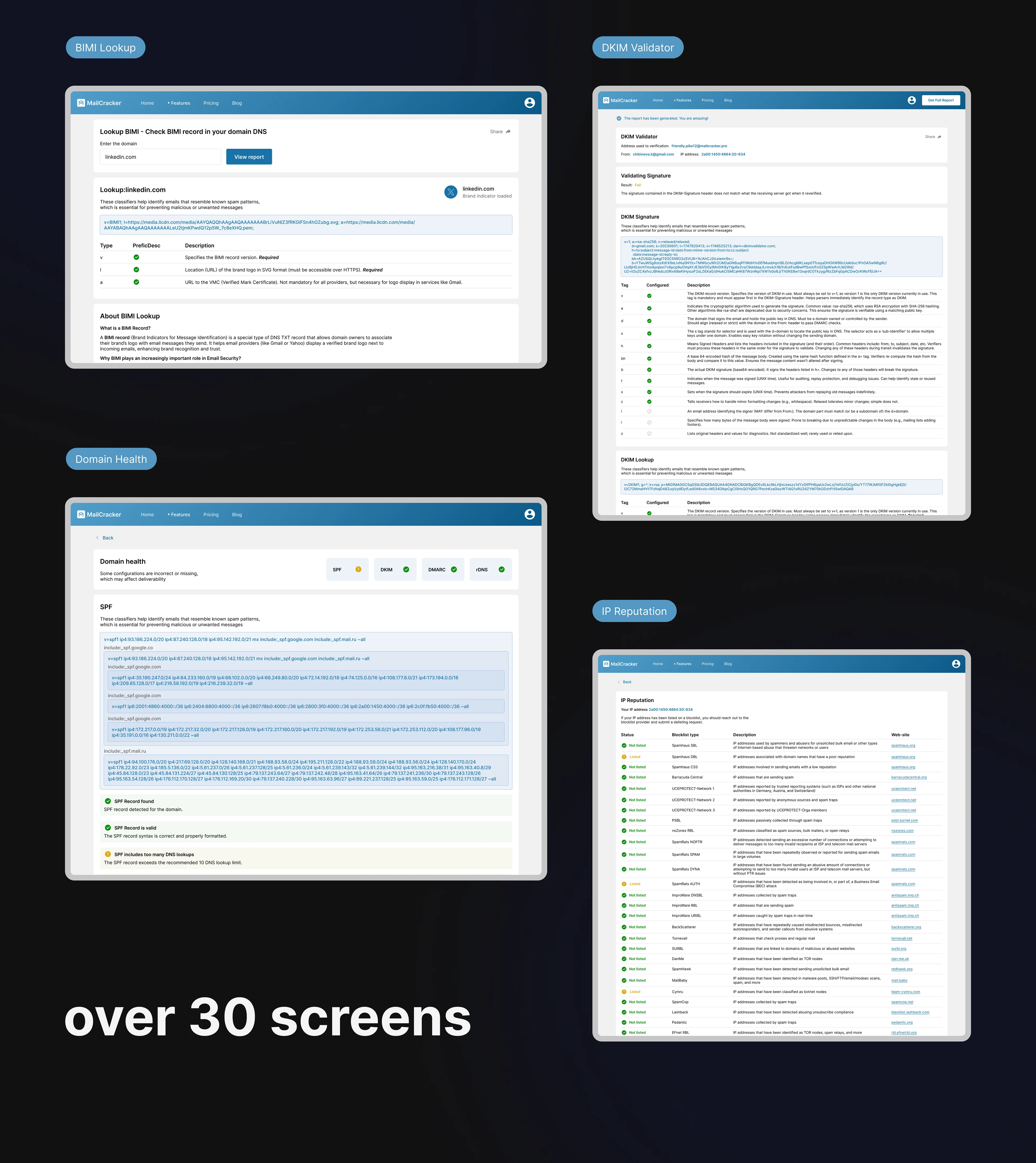 MailCracker – Product design — Изображение №5 — Интерфейсы на Dprofile