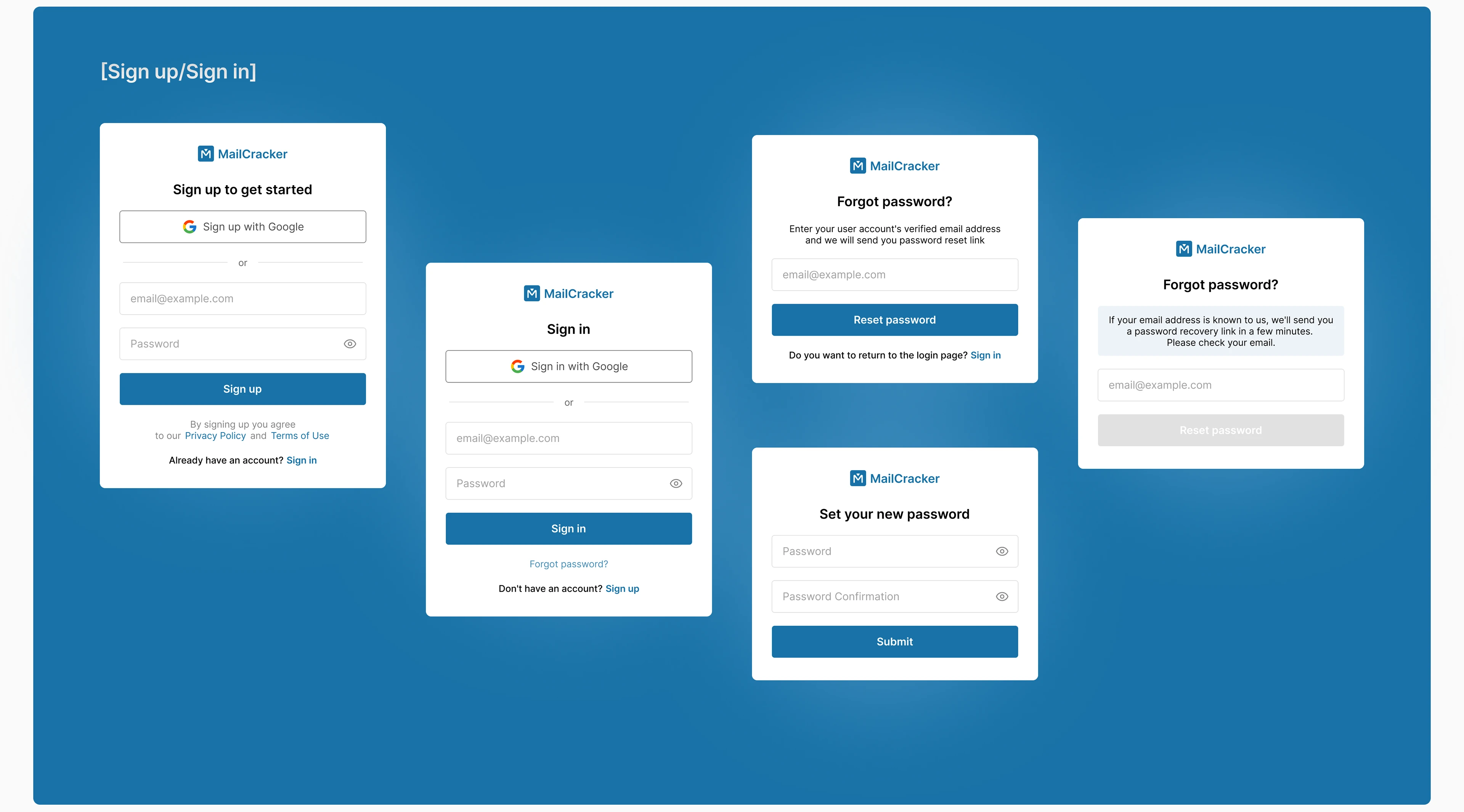 MailCracker – Product design — Изображение №9 — Интерфейсы на Dprofile