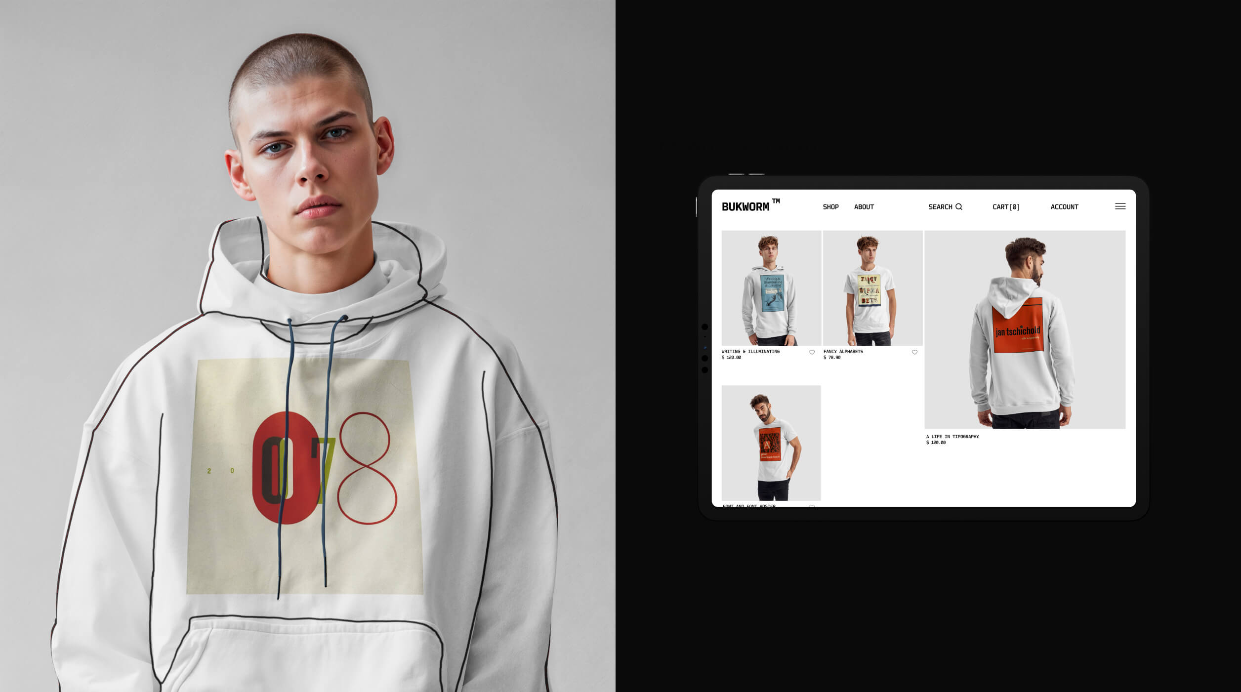 BUKWORM ⎜T-shirt online store — Изображение №8 — Интерфейсы на Dprofile