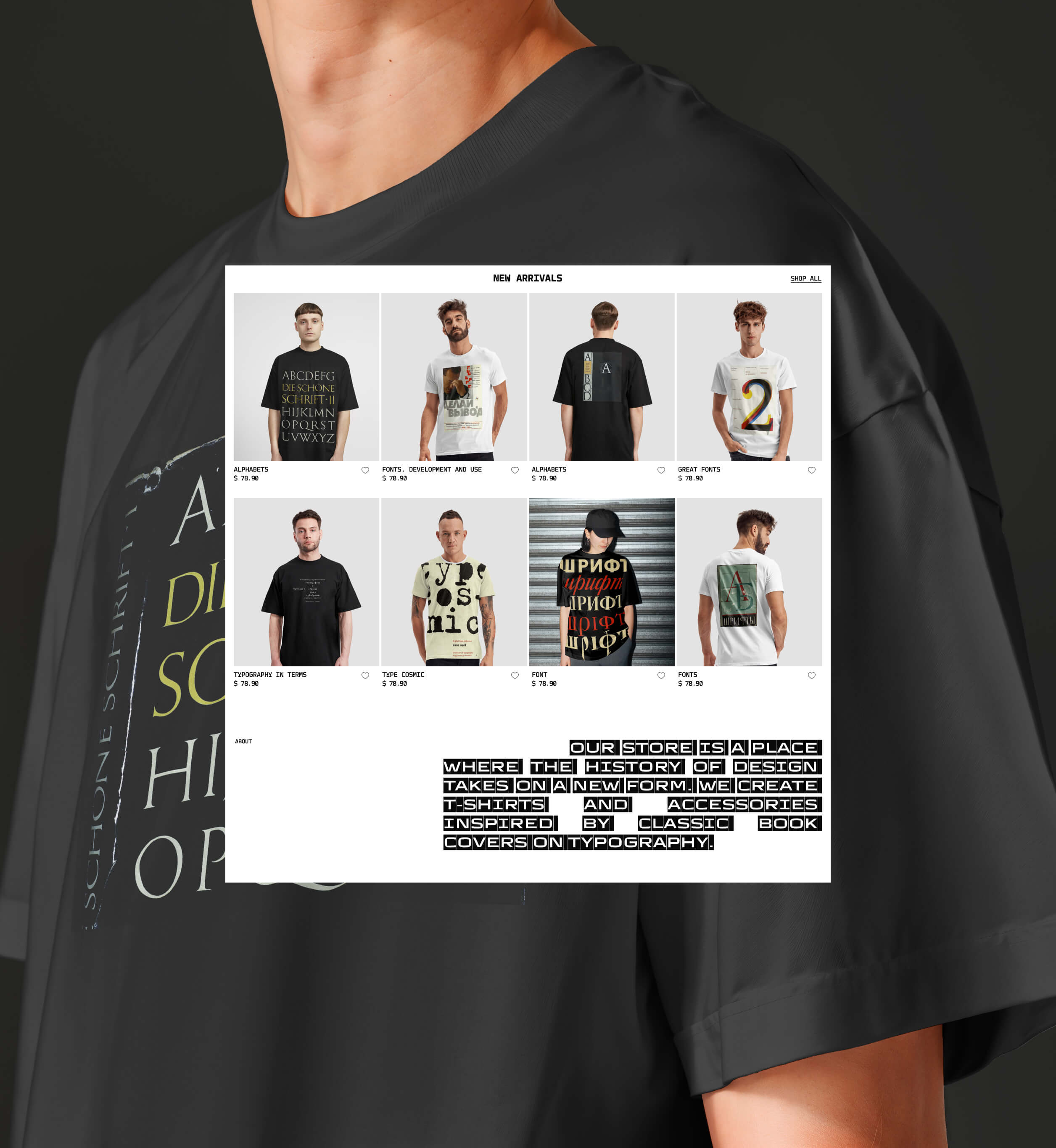 BUKWORM ⎜T-shirt online store — Изображение №5 — Интерфейсы на Dprofile