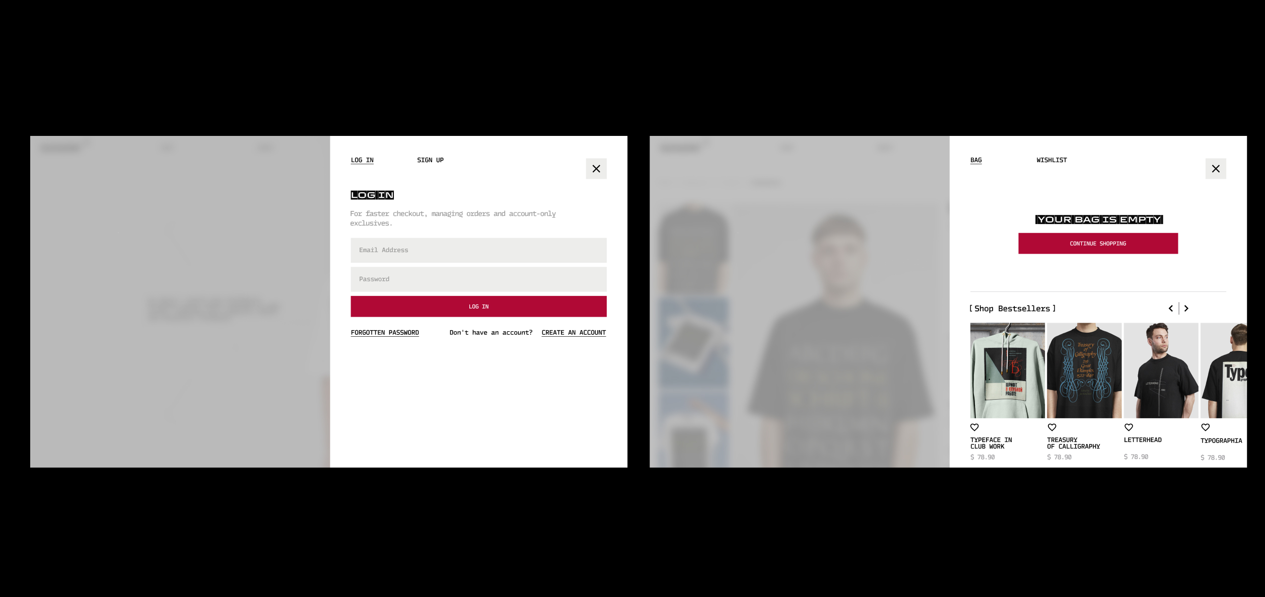 BUKWORM ⎜T-shirt online store — Изображение №14 — Интерфейсы на Dprofile