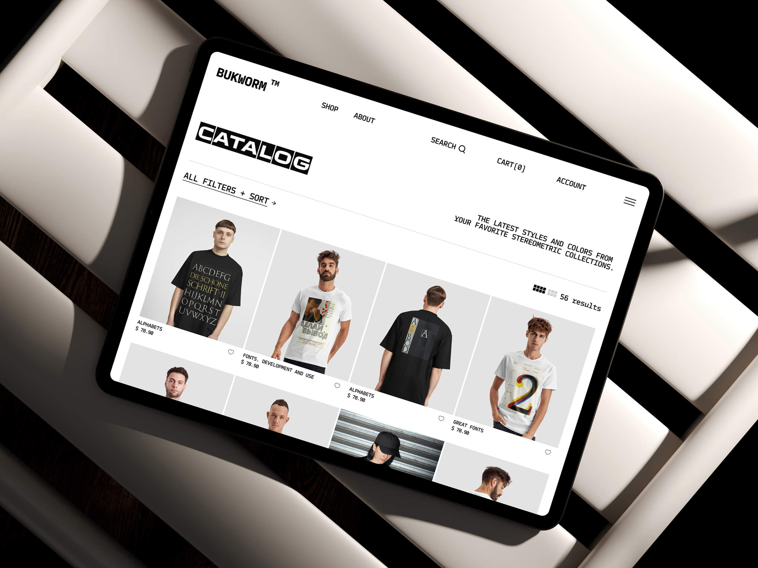 BUKWORM ⎜T-shirt online store — Изображение №7 — Интерфейсы на Dprofile