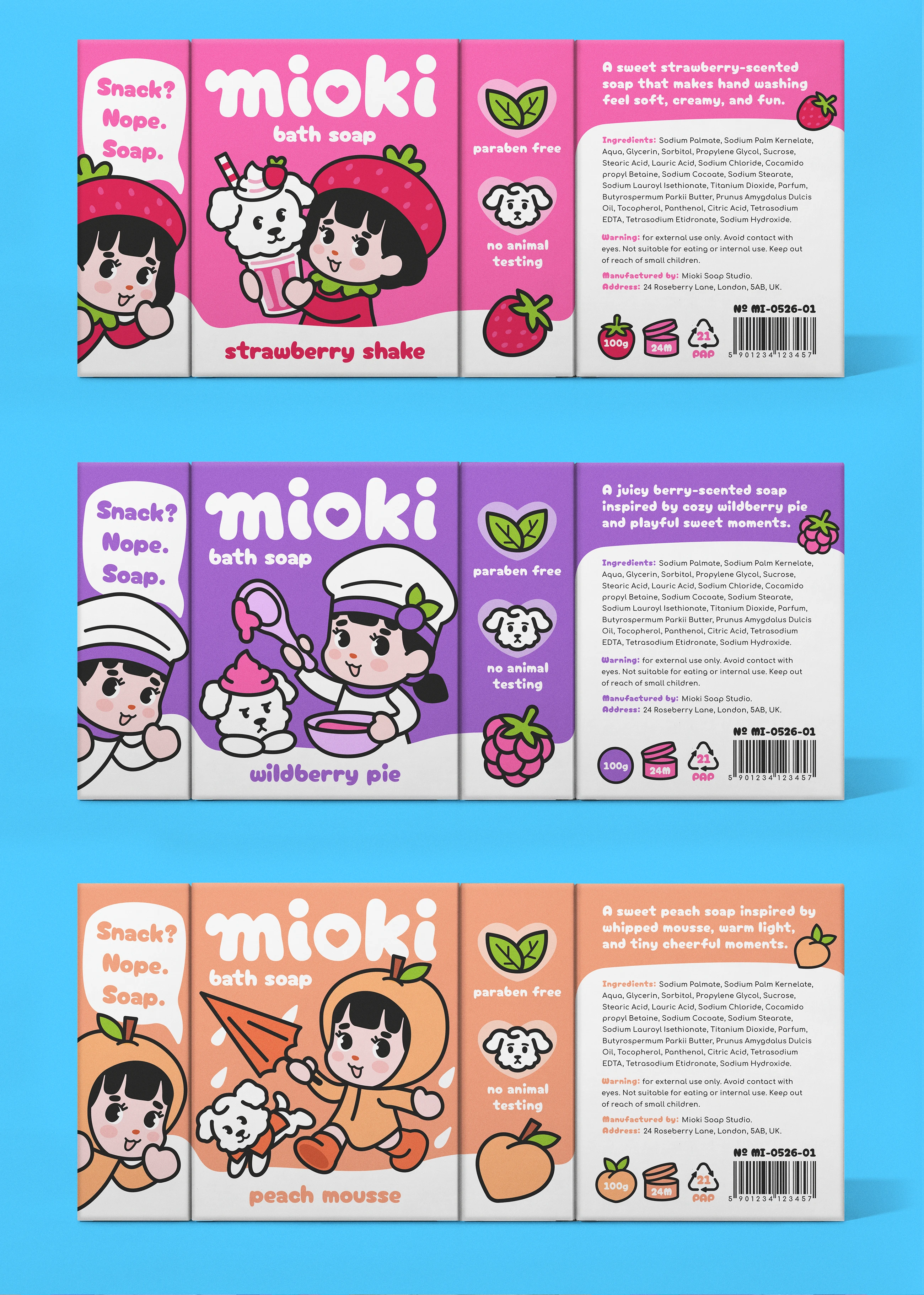 Mioki ✦ Дизайн упаковки мыла — Изображение №9 — Брендинг на Dprofile