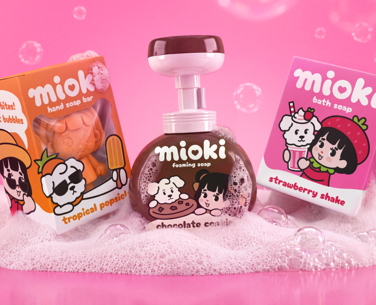 Mioki ✦ Дизайн упаковки мыла — Брендинг на Dprofile