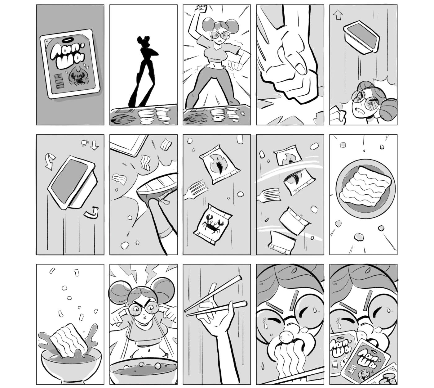 Лапша — Изображение №2 — Иллюстрация, Анимация на Dprofile