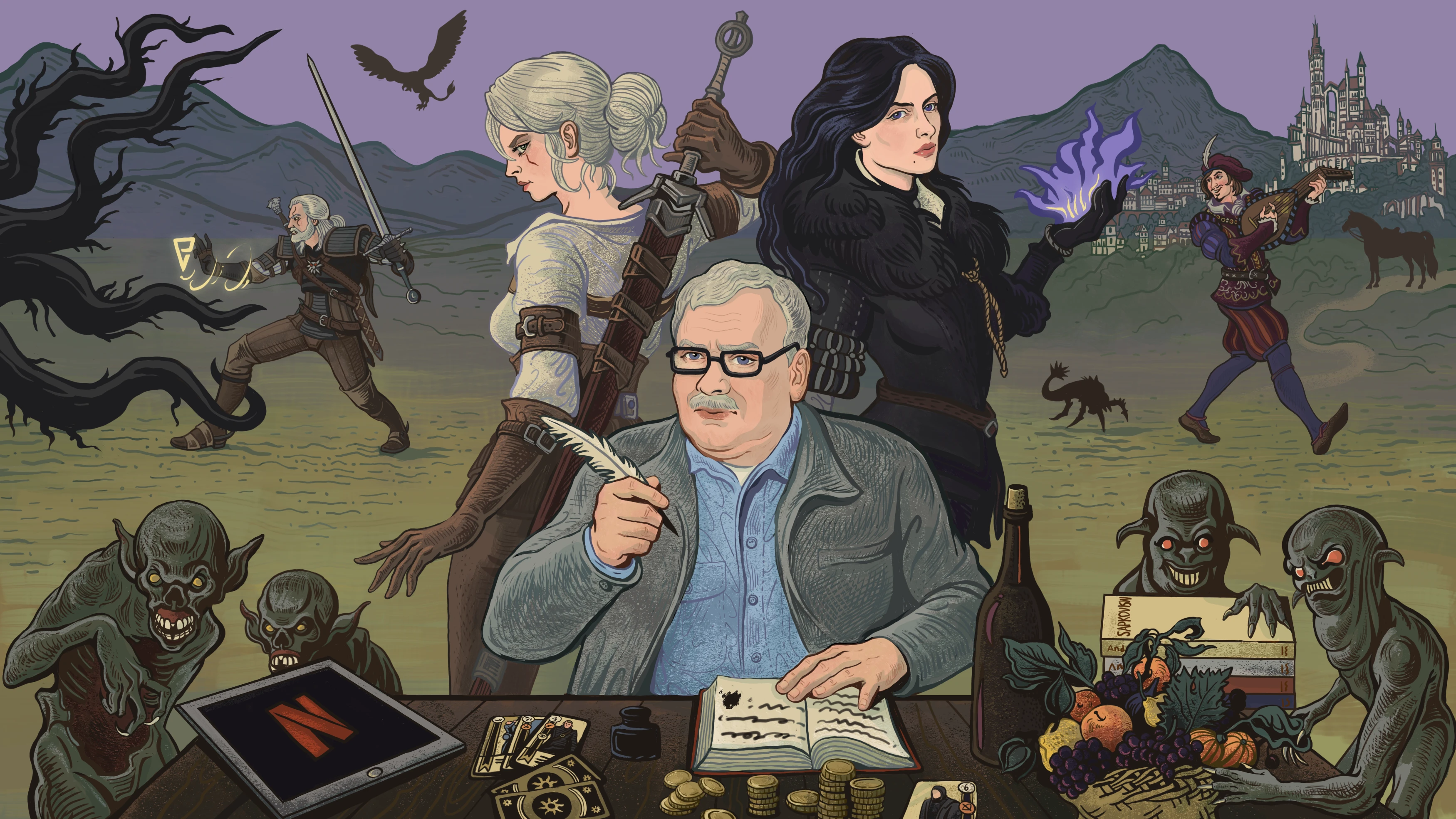 Различные иллюстрации 2025/часть1 — Изображение №10 — Иллюстрация, Графика на Dprofile