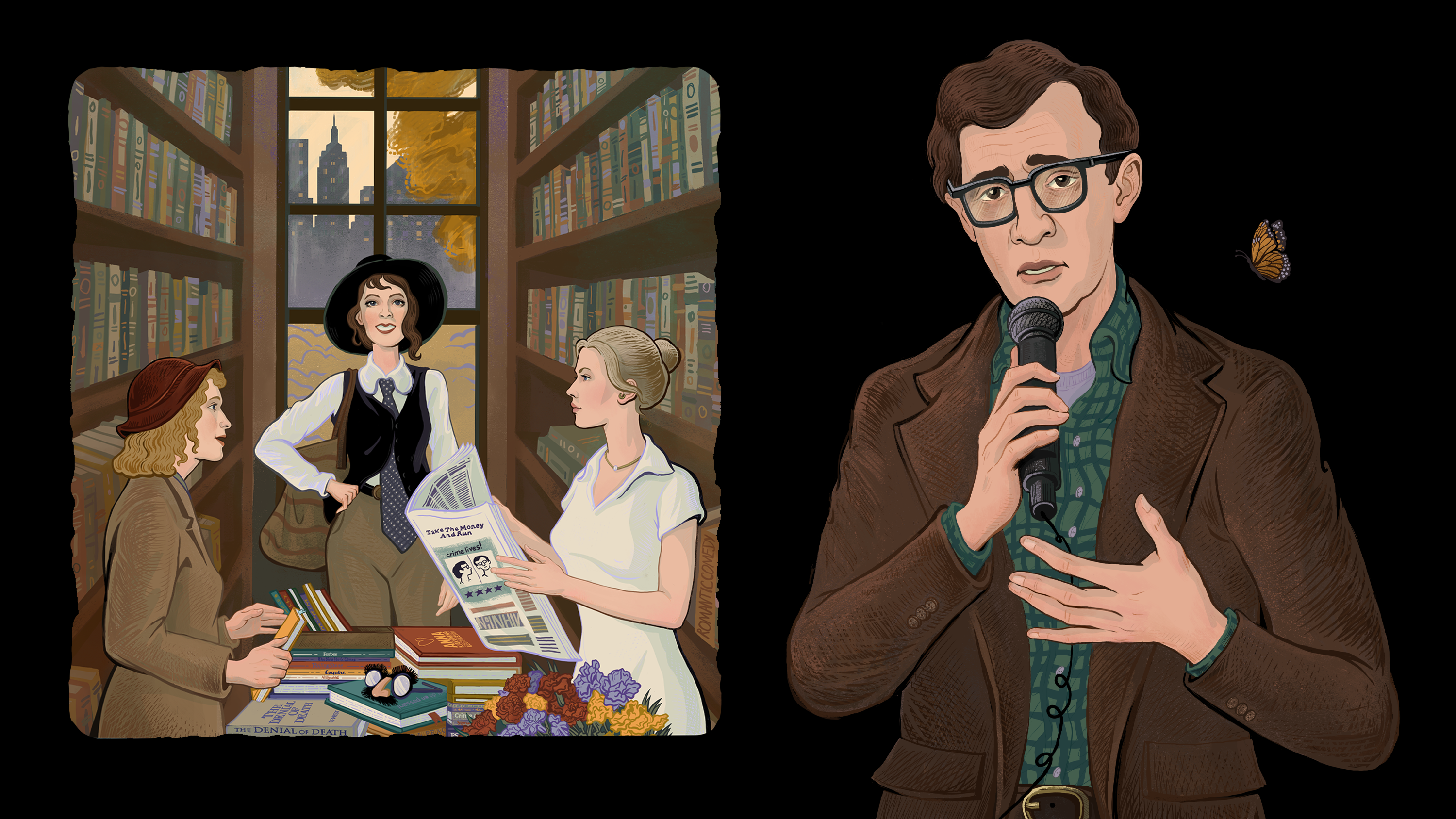 Серия иллюстраций для Кинопоиска про великих режиссеров 202… — Изображение №22 — Иллюстрация, Графика на Dprofile