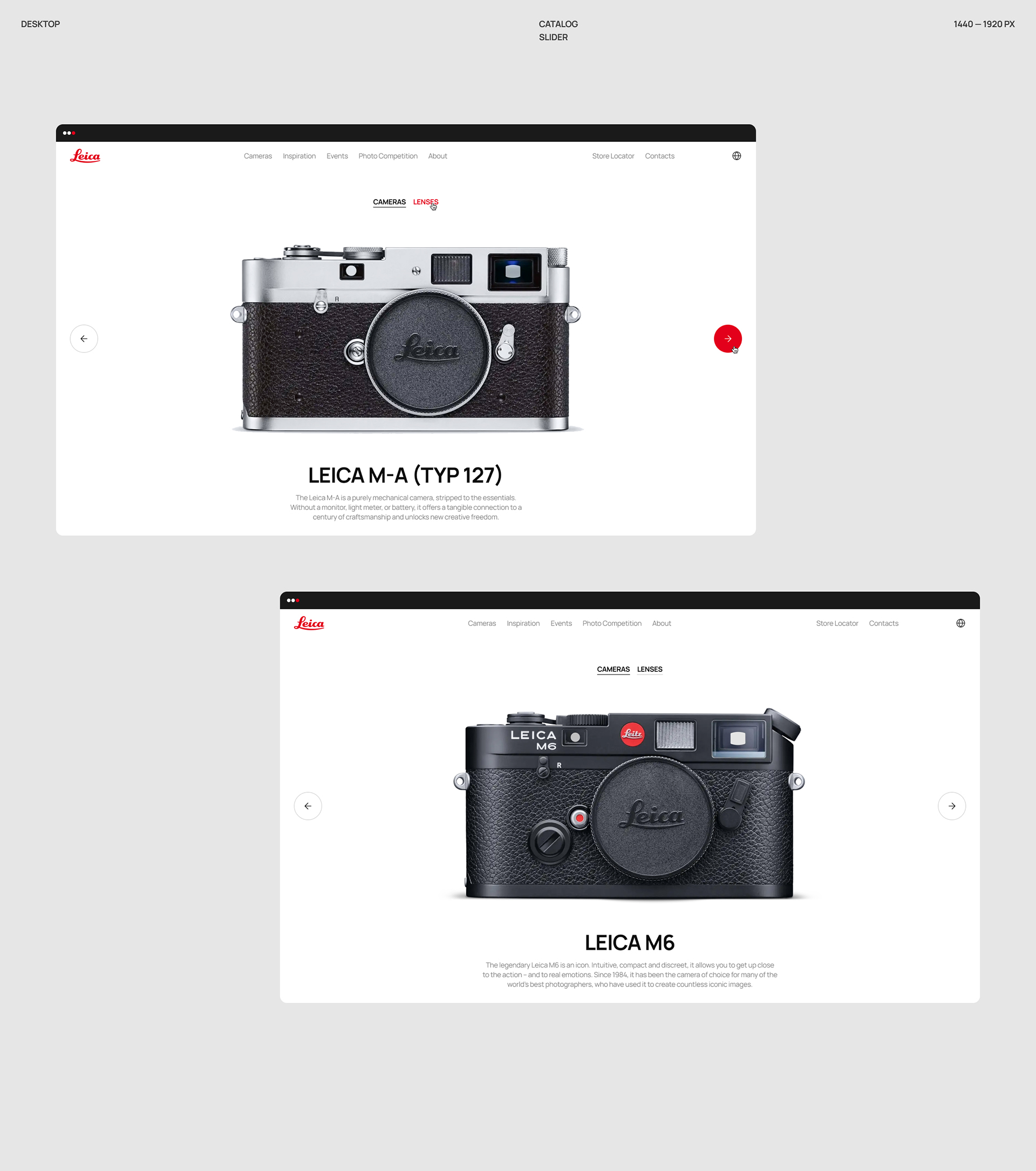 Leica — Изображение №4 — Интерфейсы на Dprofile
