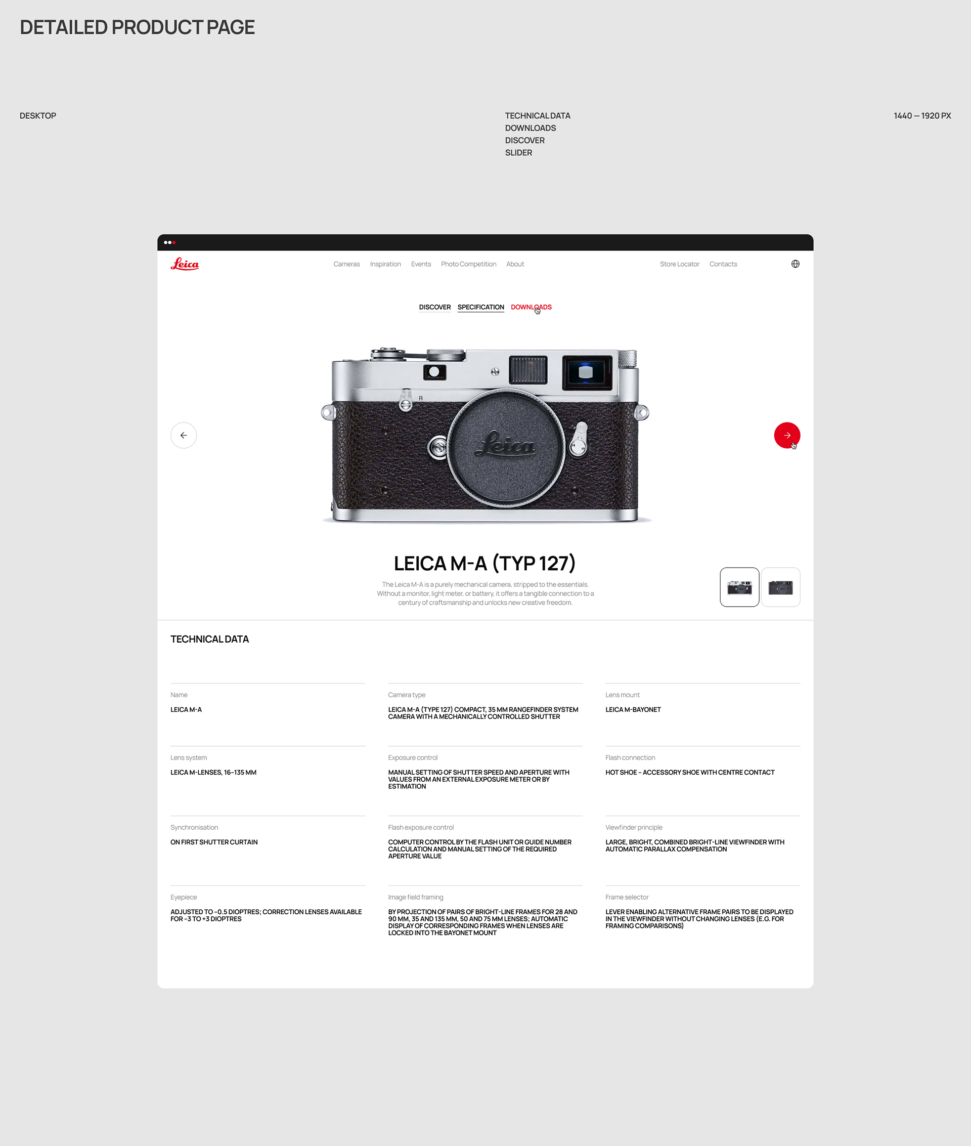 Leica — Изображение №17 — Интерфейсы на Dprofile