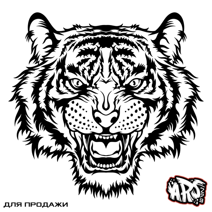 Реплика - Тигр — Изображение №1 — Иллюстрация, Графика на Dprofile