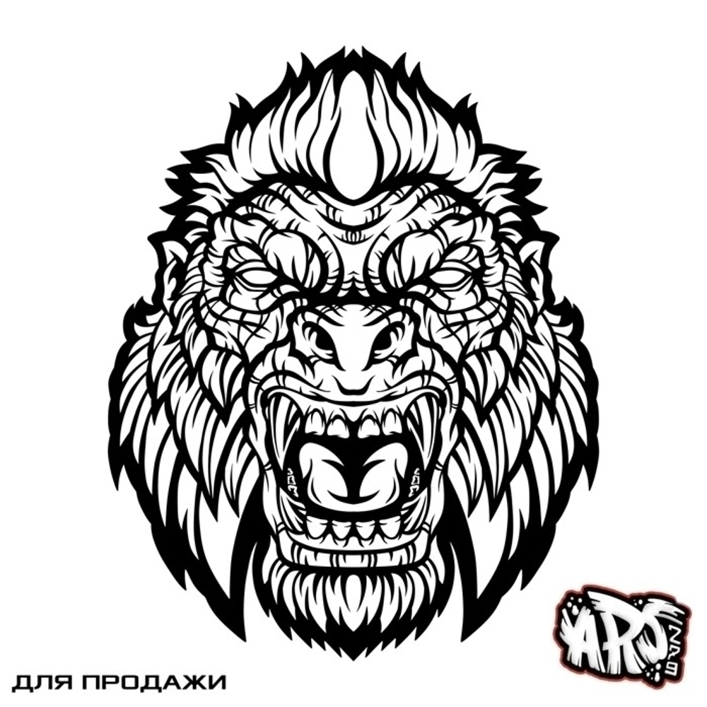 Реплика - горилла — Изображение №1 — Иллюстрация, Графика на Dprofile