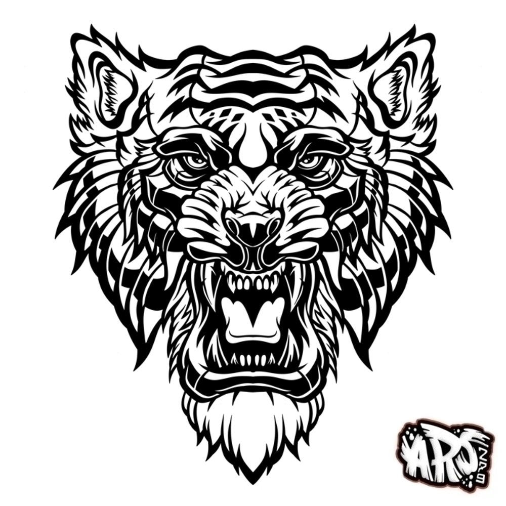 Реплика - тигр — Изображение №1 — Иллюстрация, Графика на Dprofile