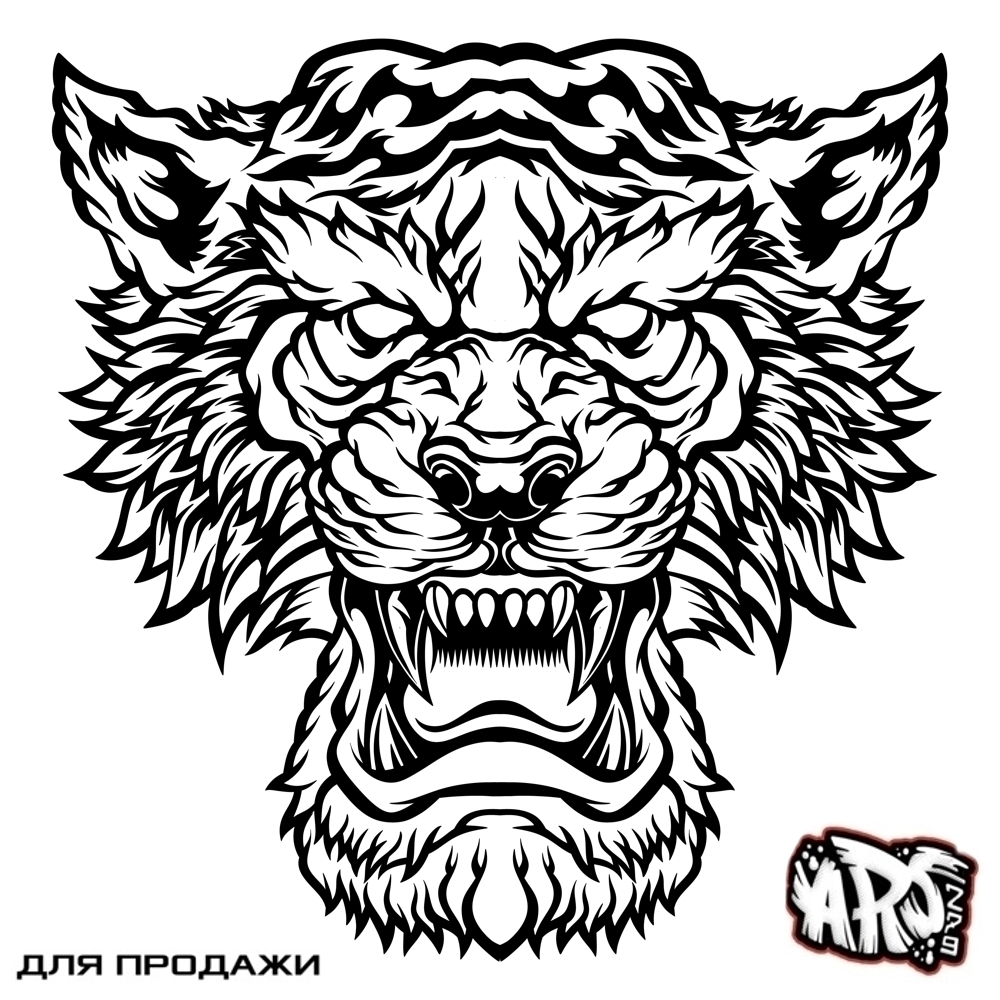 Реплика - тигр — Изображение №1 — Иллюстрация, Графика на Dprofile