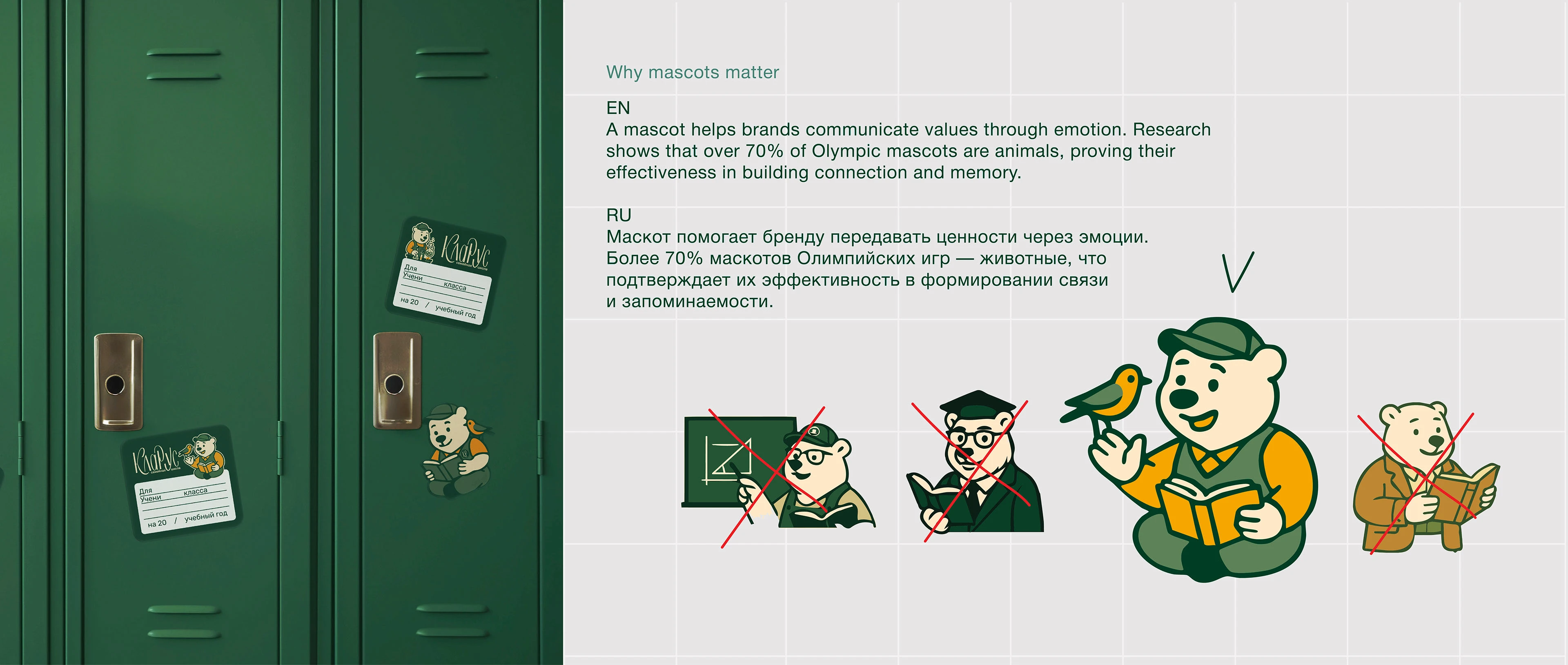 КлаРус — айдентика частной школы — Изображение №3 — Брендинг, Иллюстрация на Dprofile