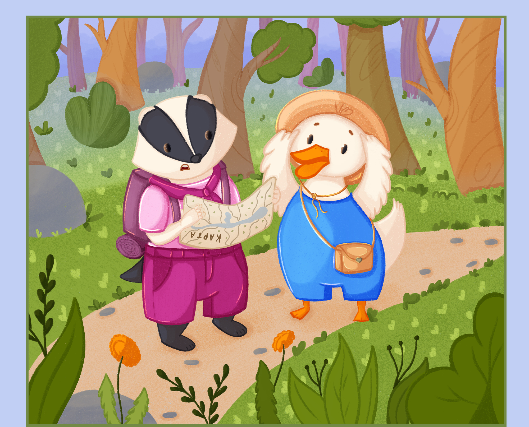 Персонажи для летнего лагеря — Изображение №10 — Брендинг, Иллюстрация на Dprofile