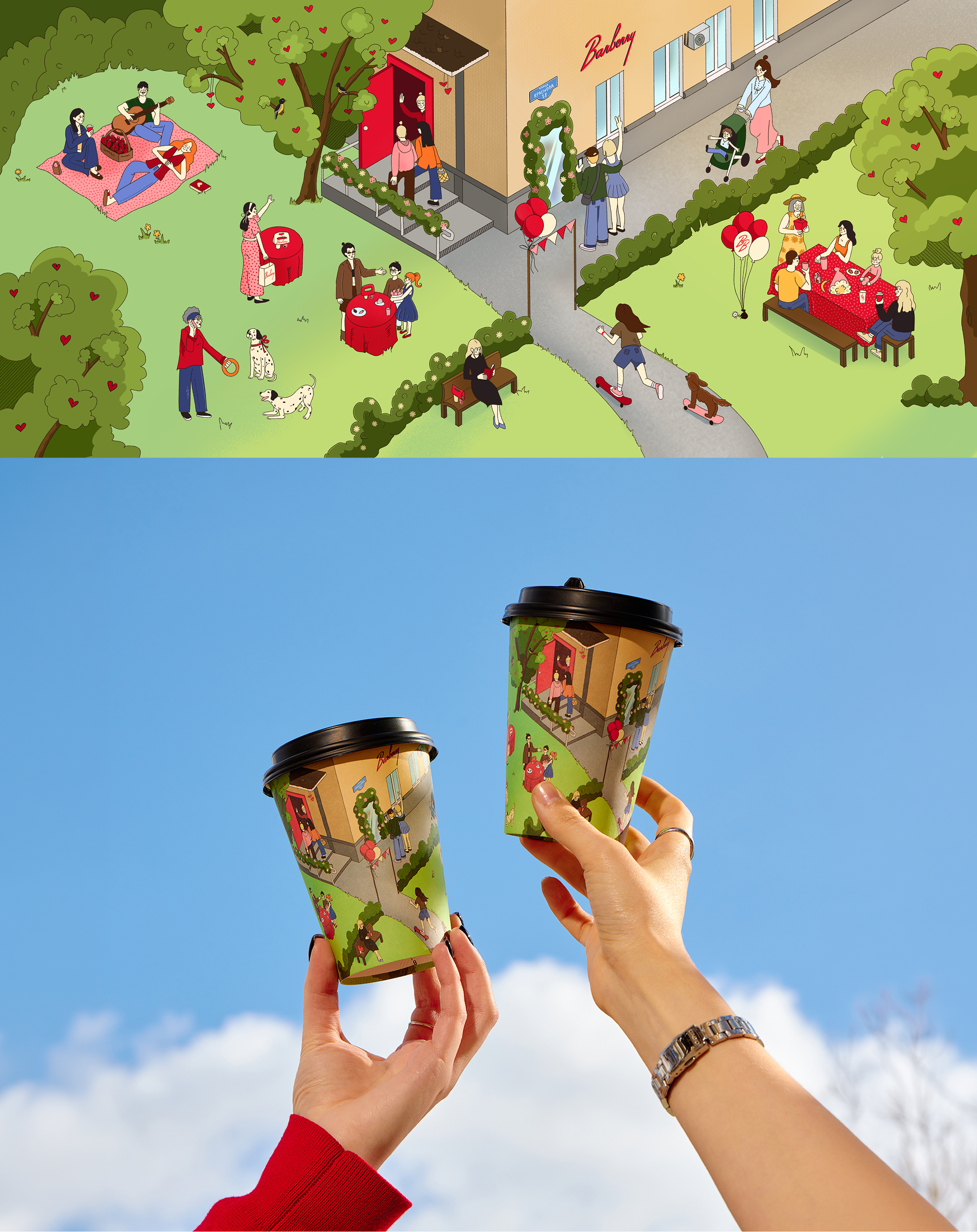 Barberry — Изображение №6 — Брендинг, Иллюстрация на Dprofile