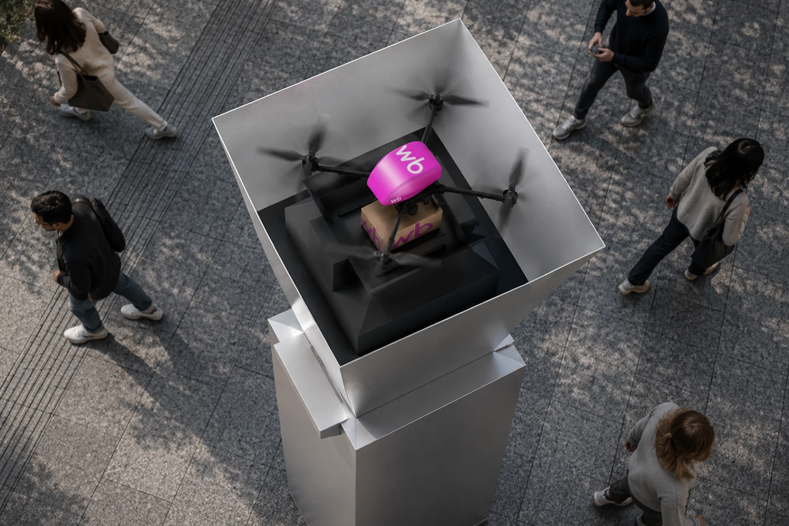 Droneport-Parcel Terminal for Wildberries — Изображение №3 — 3D, Промдизайн на Dprofile
