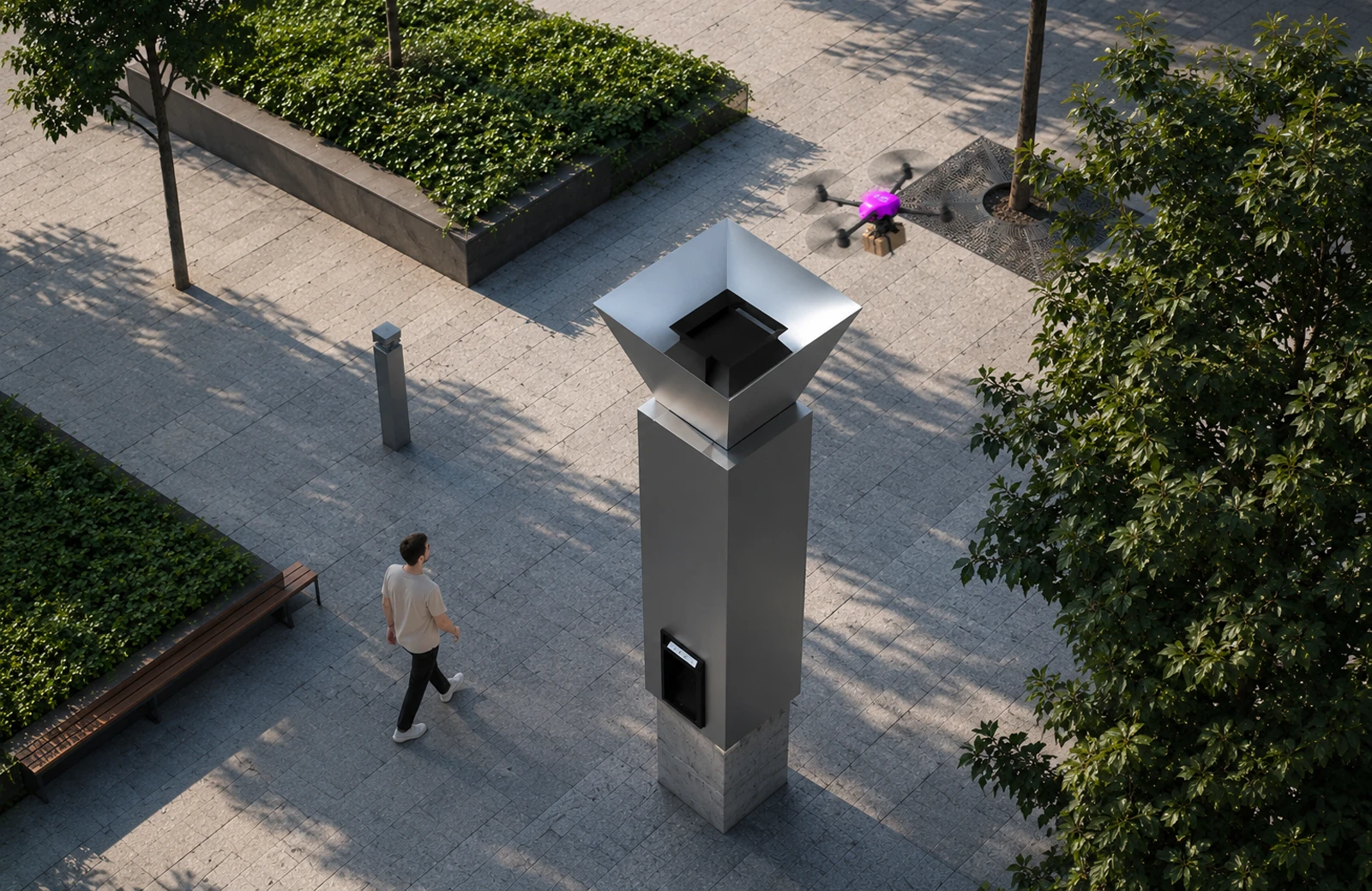 Droneport-Parcel Terminal for Wildberries — Изображение №2 — 3D, Промдизайн на Dprofile