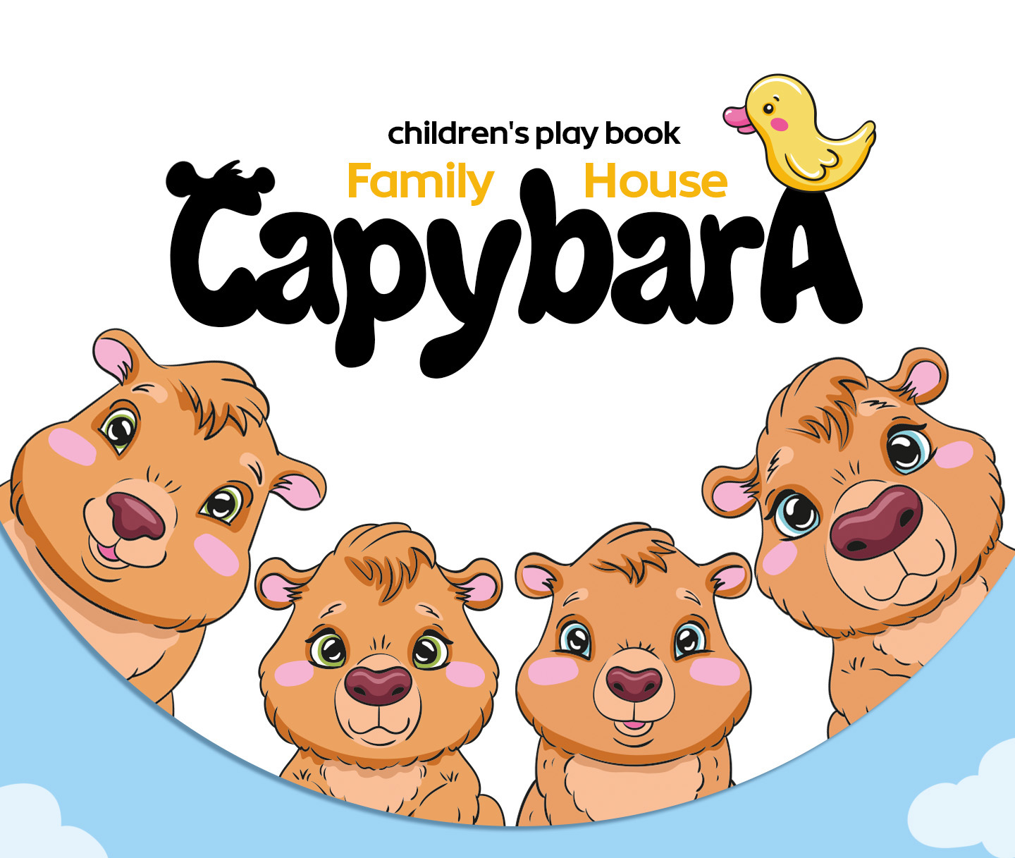 Развивающая книга игра Дом Капибар — Изображение №1 — Брендинг, Иллюстрация на Dprofile