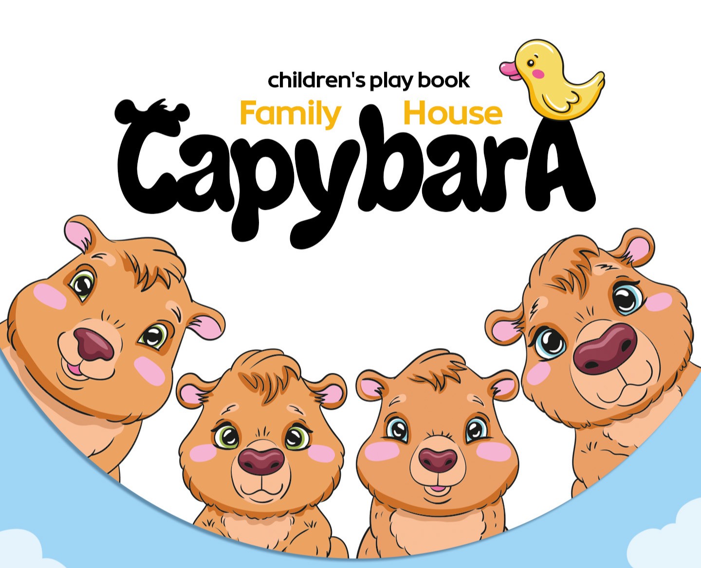 Развивающая книга игра Дом Капибар — Брендинг, Иллюстрация на Dprofile