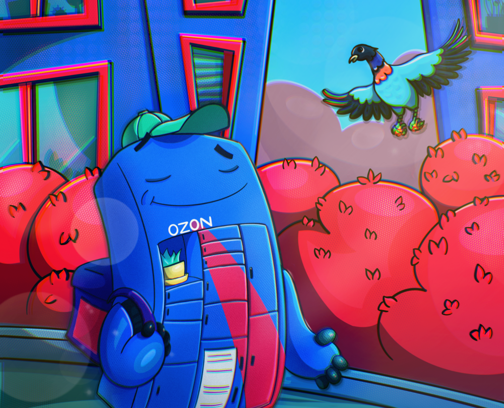 Бренд персонаж для OZON. на Dprofile