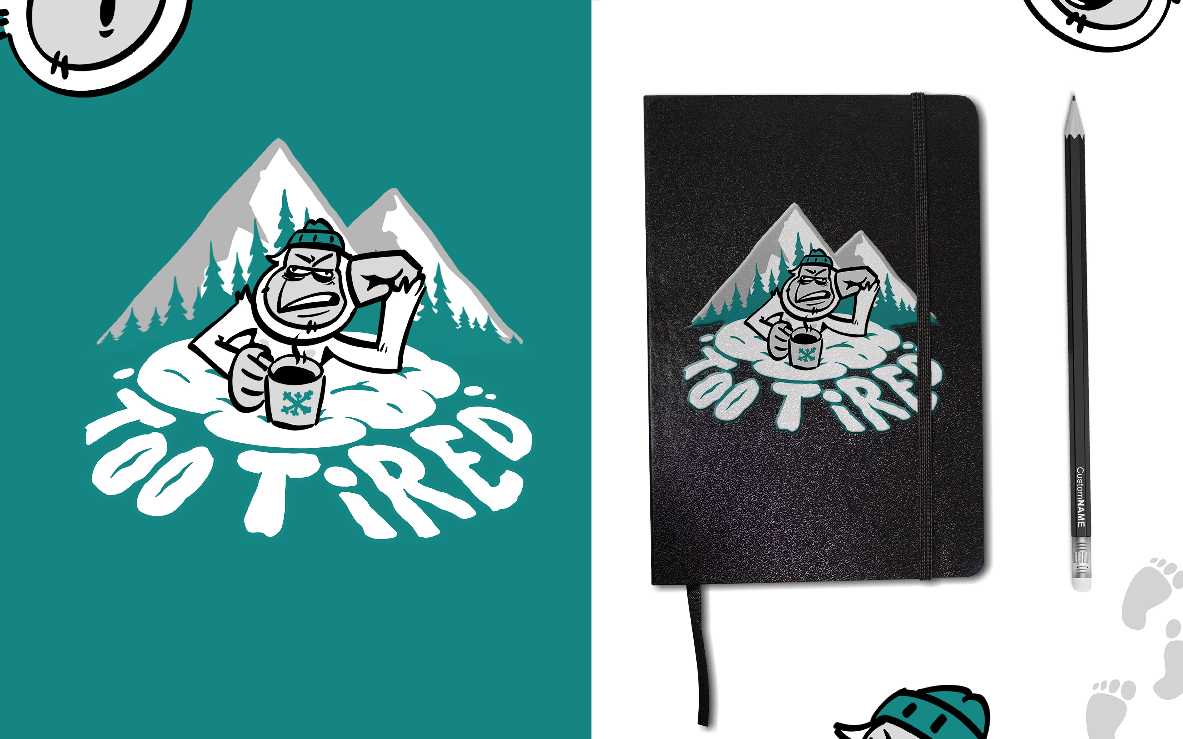 Бигфут Джейк — Изображение №9 — Брендинг, Иллюстрация на Dprofile