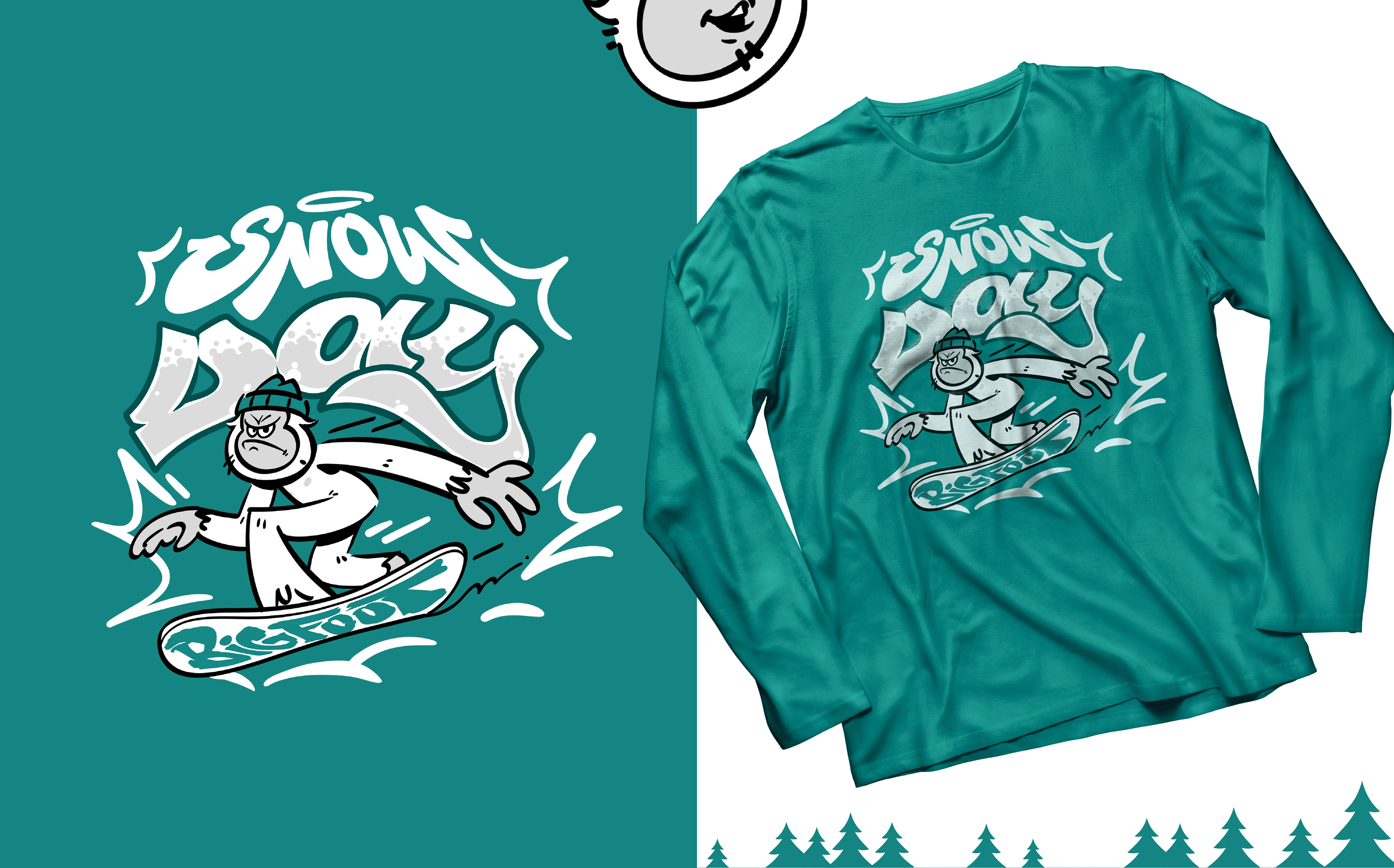 Бигфут Джейк — Изображение №7 — Брендинг, Иллюстрация на Dprofile