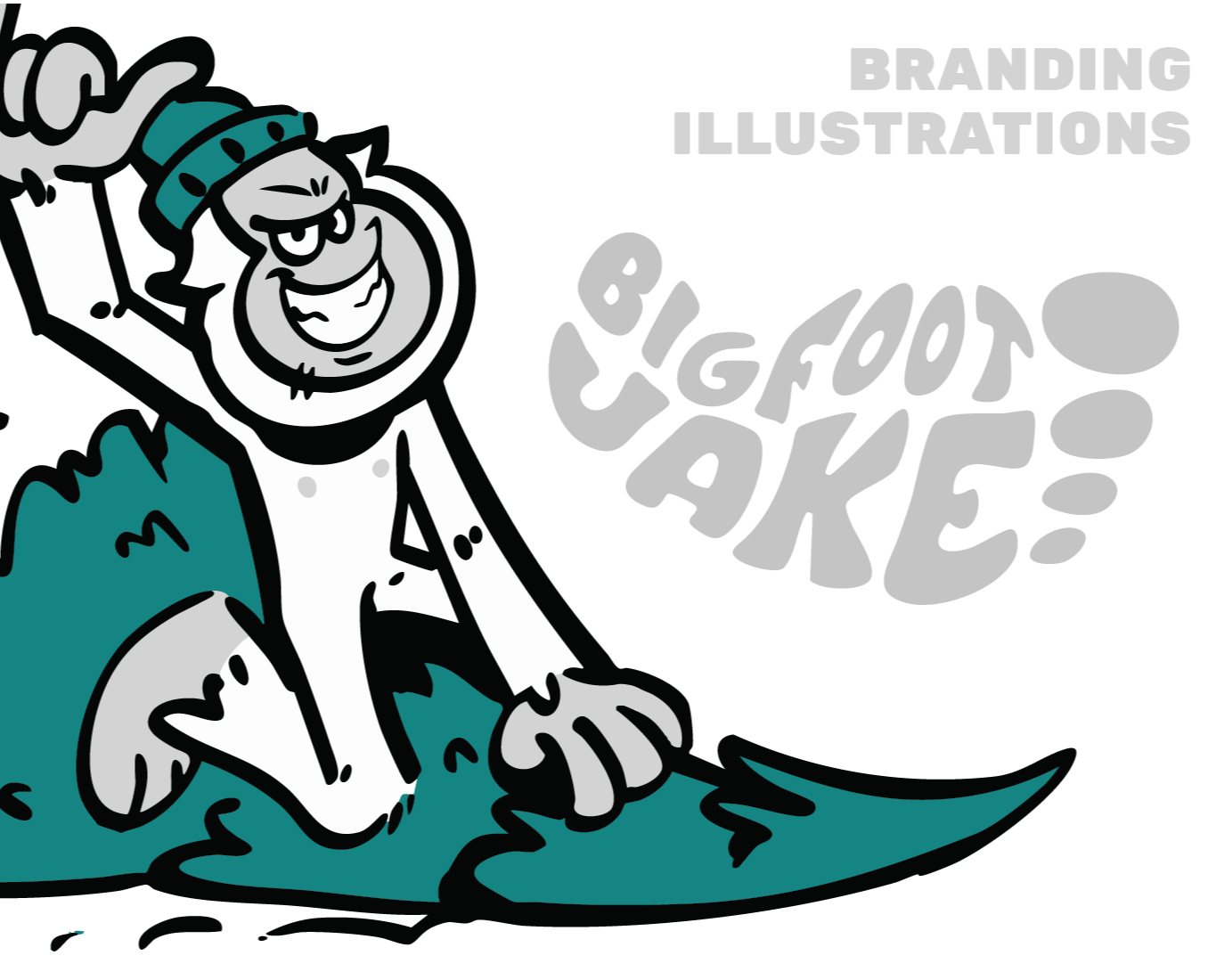 Бигфут Джейк — Брендинг, Иллюстрация на Dprofile