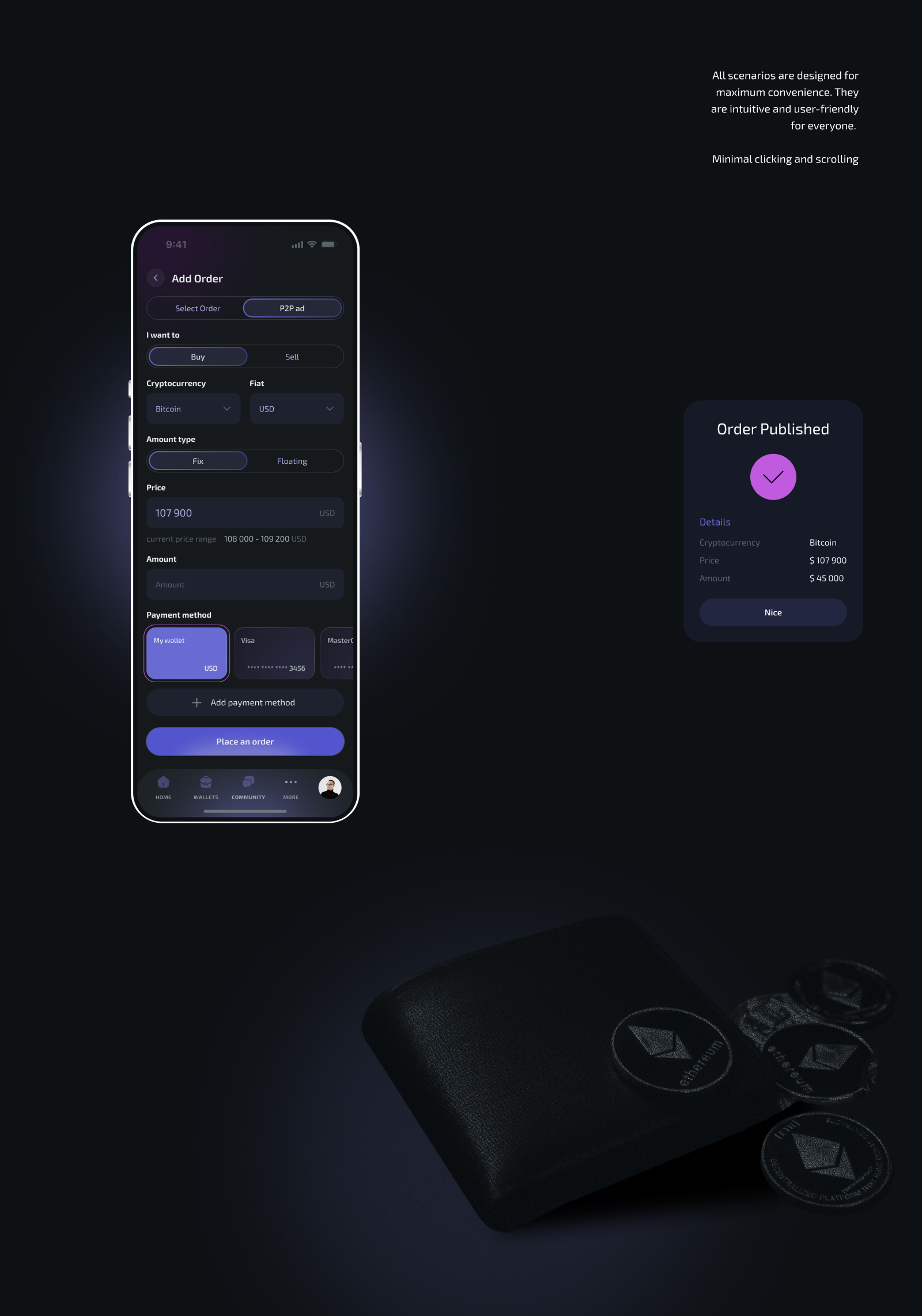CoreKeep wallet, UX/UI — Изображение №15 — Интерфейсы на Dprofile