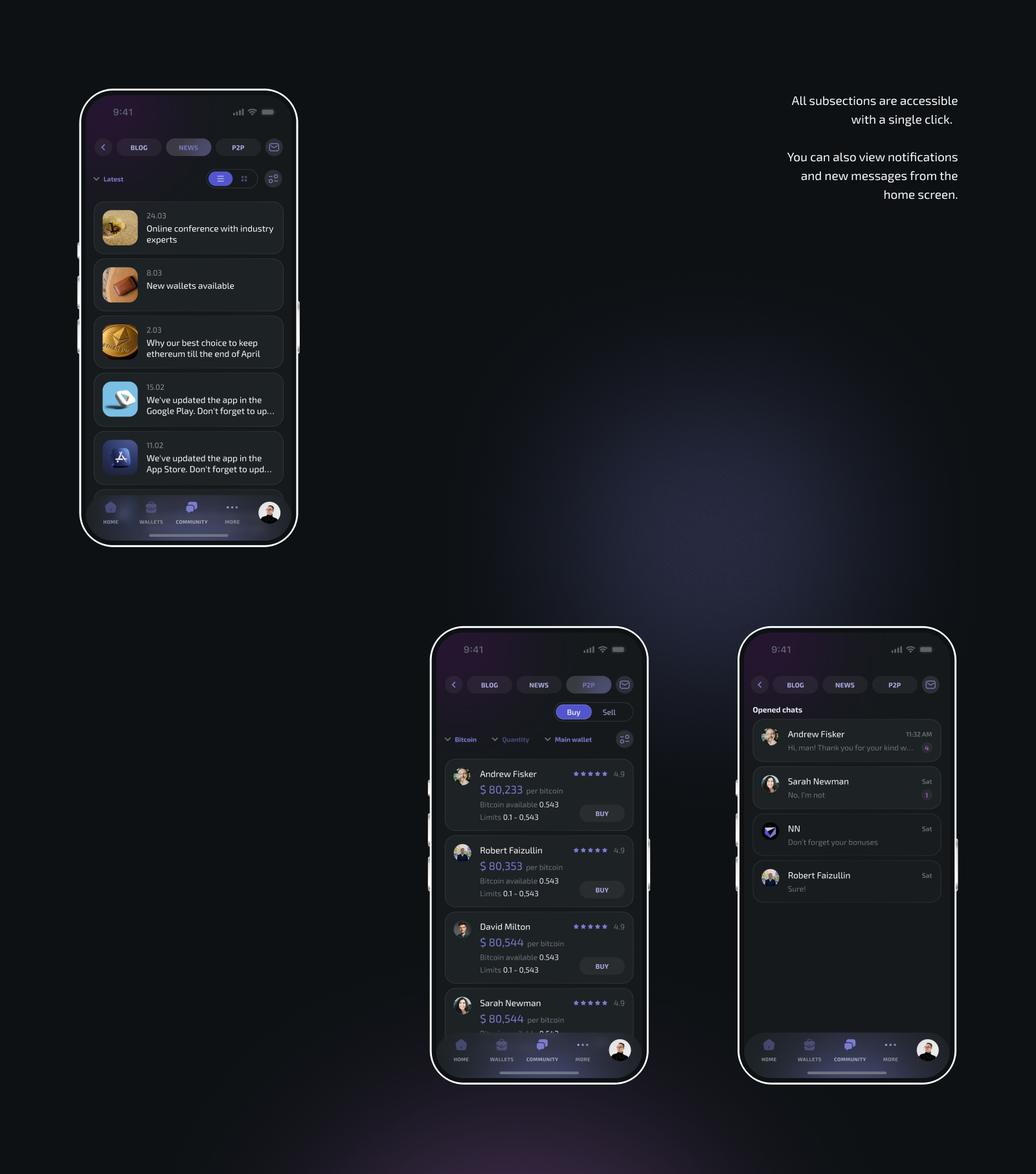 CoreKeep wallet, UX/UI — Изображение №10 — Интерфейсы на Dprofile