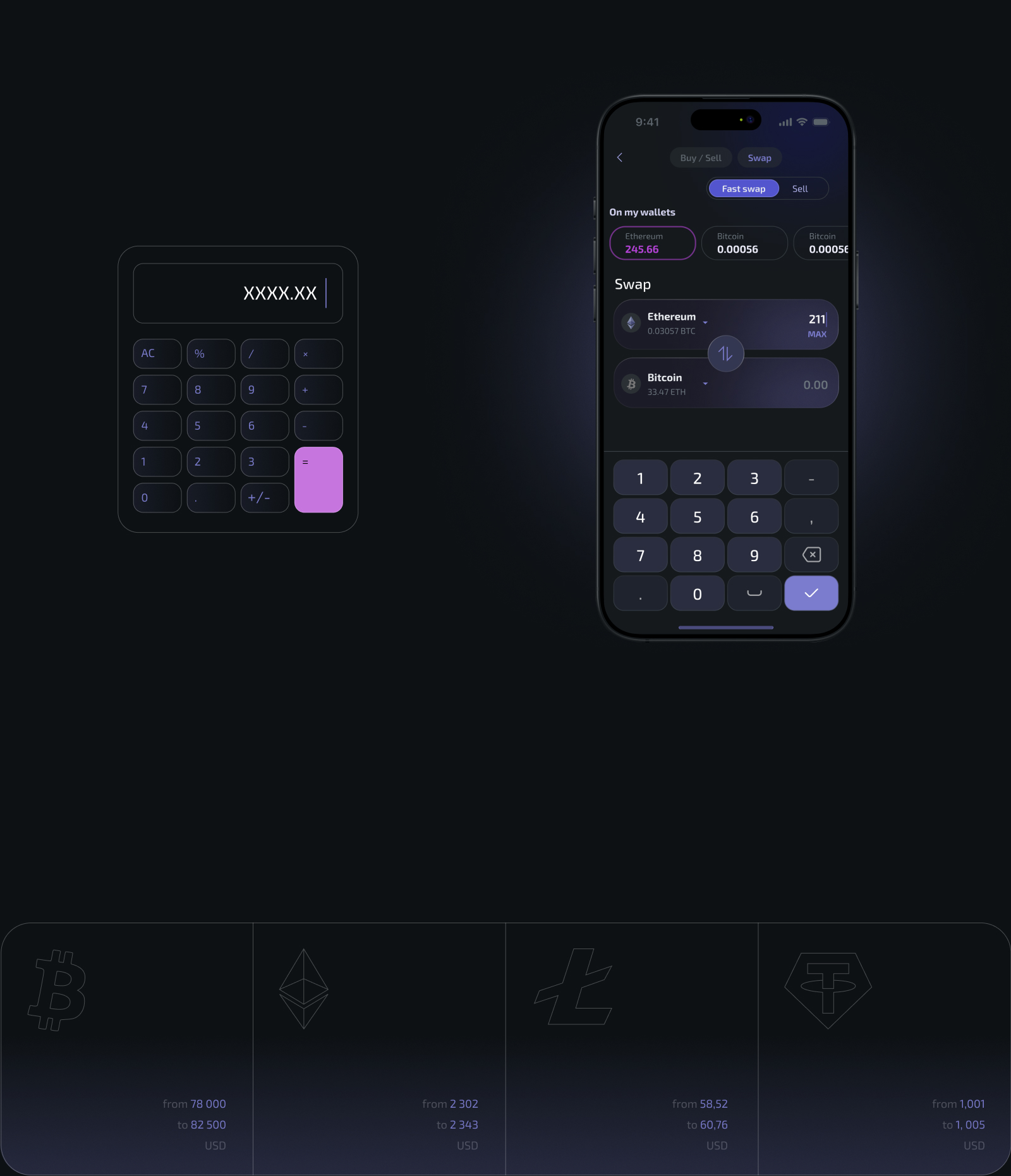 CoreKeep wallet, UX/UI — Изображение №8 — Интерфейсы на Dprofile