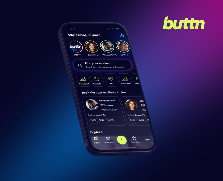 Приложение buttn — Интерфейсы на Dprofile