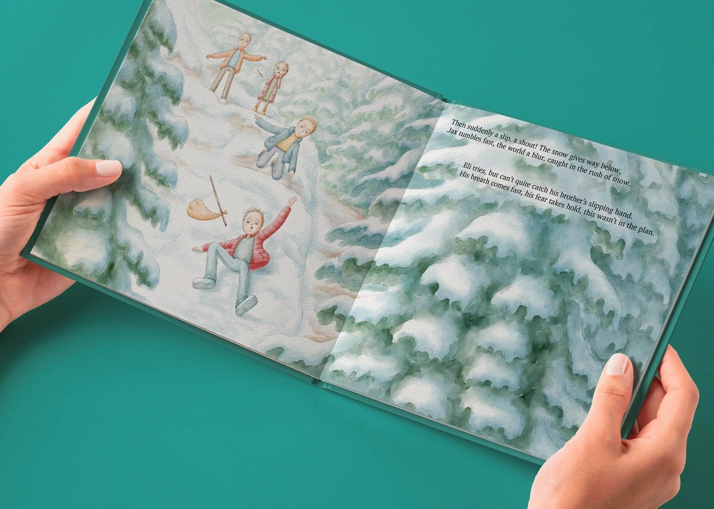 Иллюстрации для детской книги "Winter in the Woods" — Изображение №11 — Иллюстрация на Dprofile