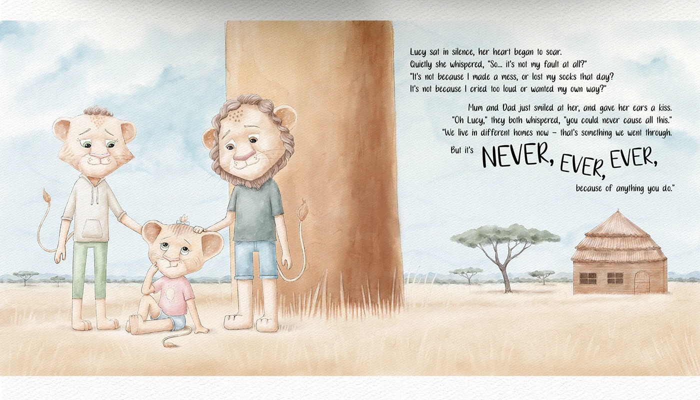 Иллюстрации для детской книги "It's not because of me" — Изображение №17 — Иллюстрация на Dprofile