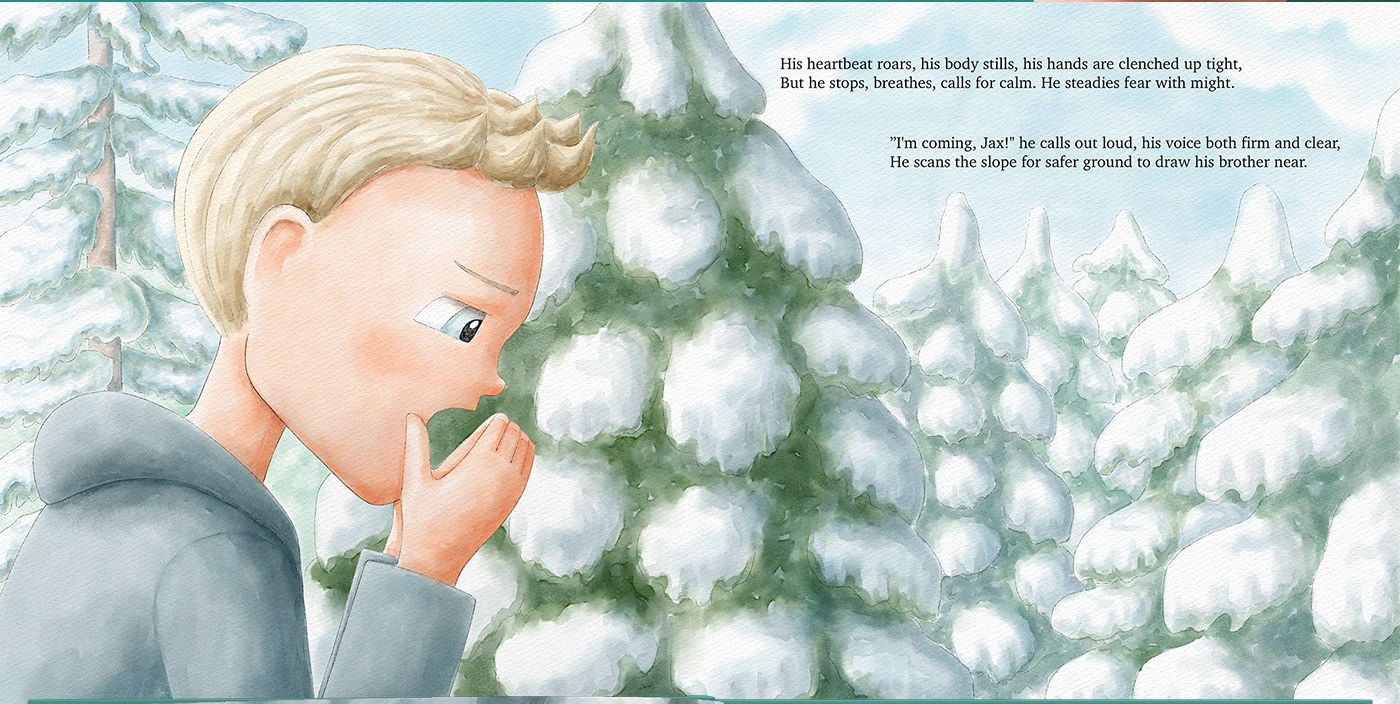 Иллюстрации для детской книги "Winter in the Woods" — Изображение №12 — Иллюстрация на Dprofile