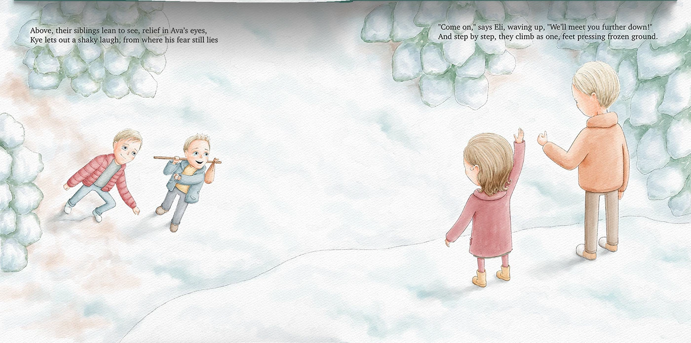 Иллюстрации для детской книги "Winter in the Woods" — Изображение №14 — Иллюстрация на Dprofile