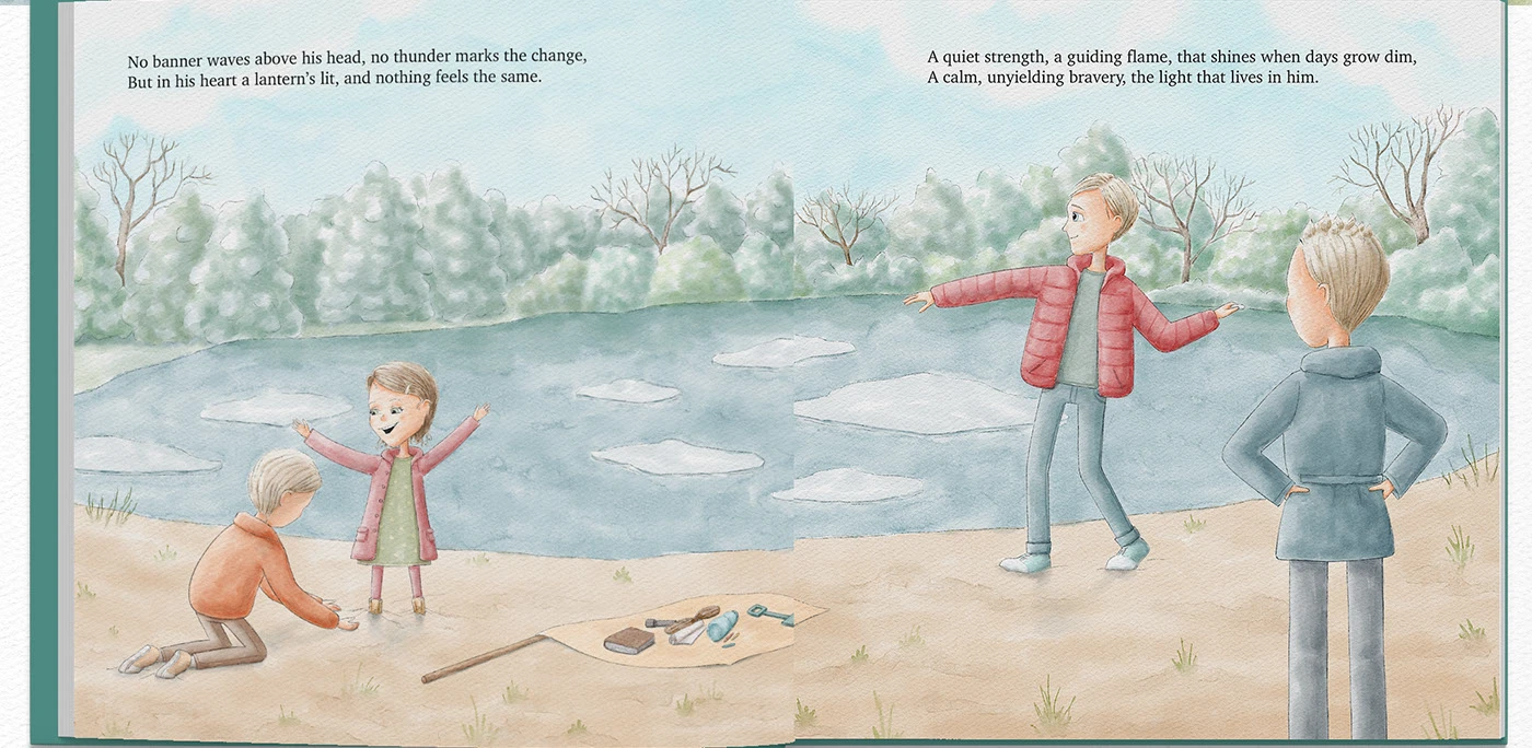 Иллюстрации для детской книги "Winter in the Woods" — Изображение №17 — Иллюстрация на Dprofile