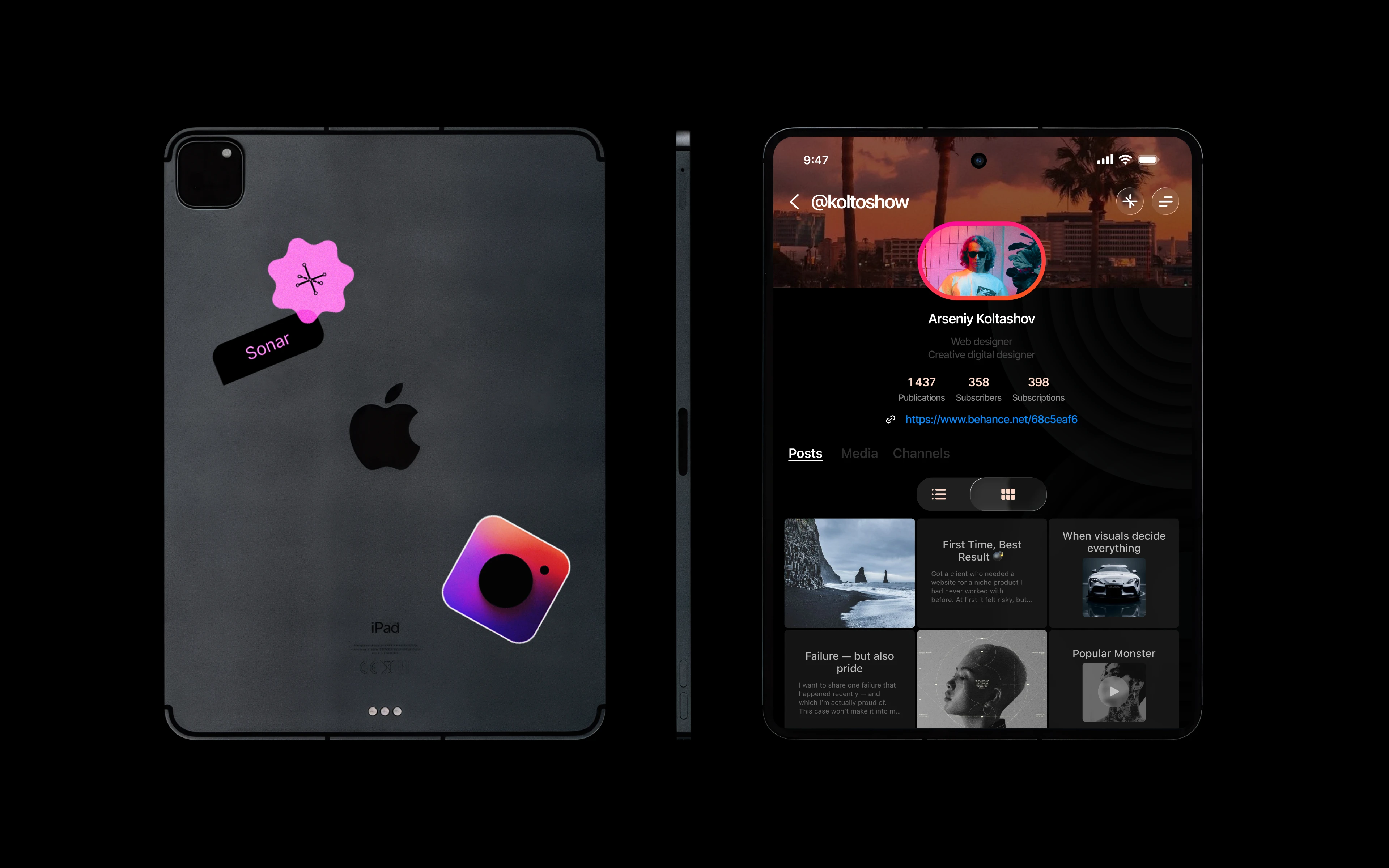 Sonar — Emotional Matching Mobile App — Изображение №18 — Интерфейсы, Анимация на Dprofile