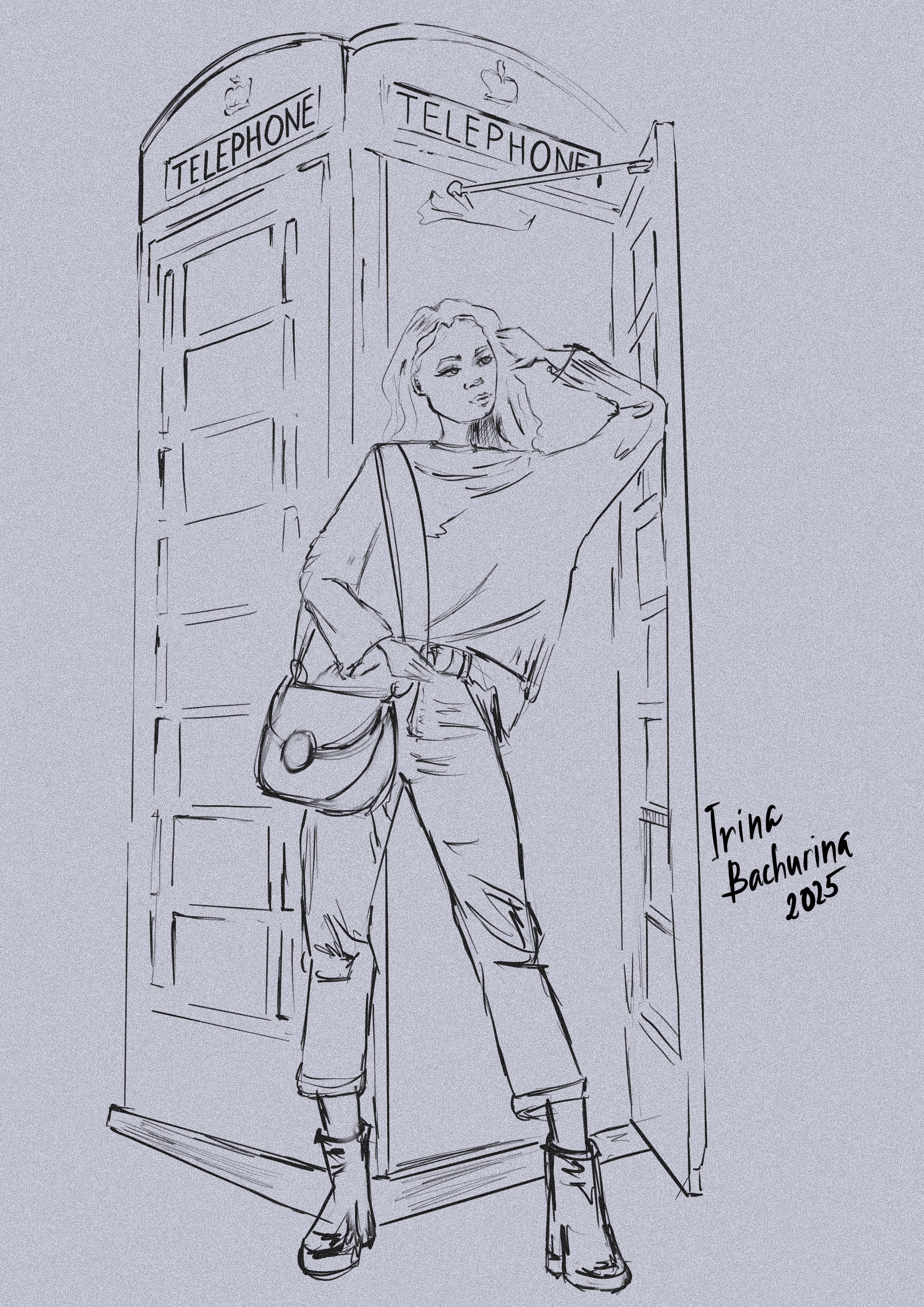 Иллюстрация персонажа девушка на фотоссесии — Изображение №2 — Иллюстрация на Dprofile