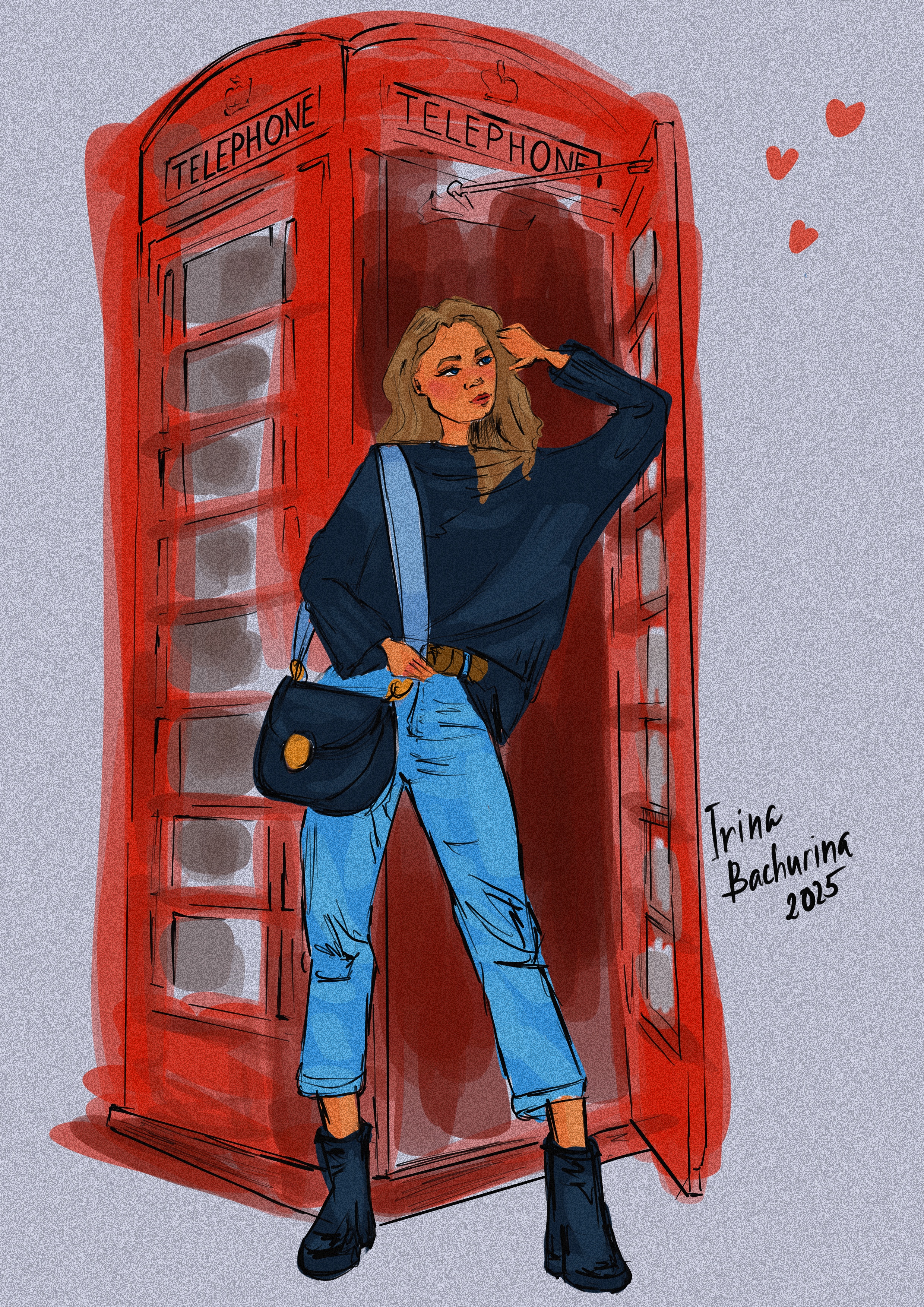 Иллюстрация персонажа девушка на фотоссесии — Изображение №1 — Иллюстрация на Dprofile