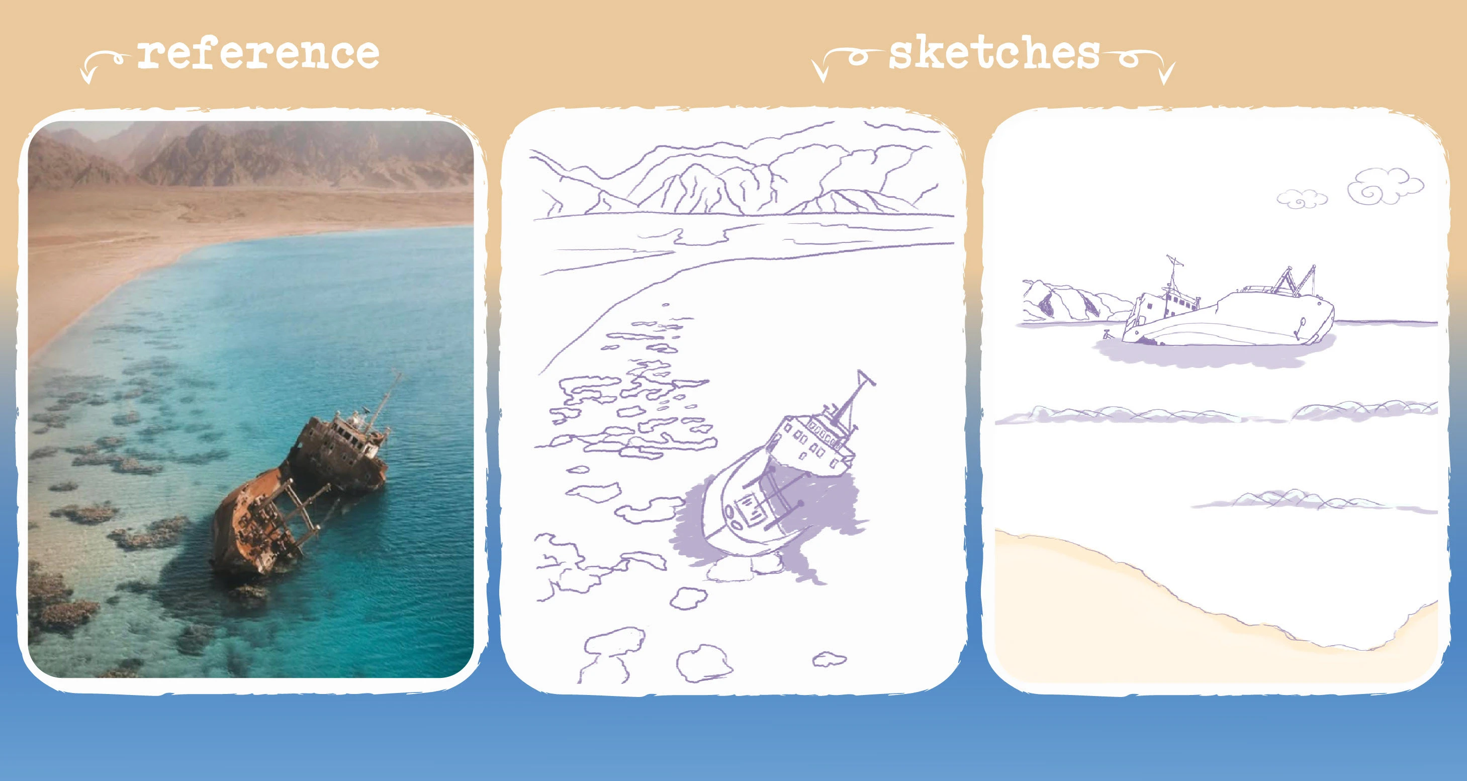 Векторные стикеры с природой Саудовской Аравии — Изображение №9 — Брендинг, Иллюстрация на Dprofile