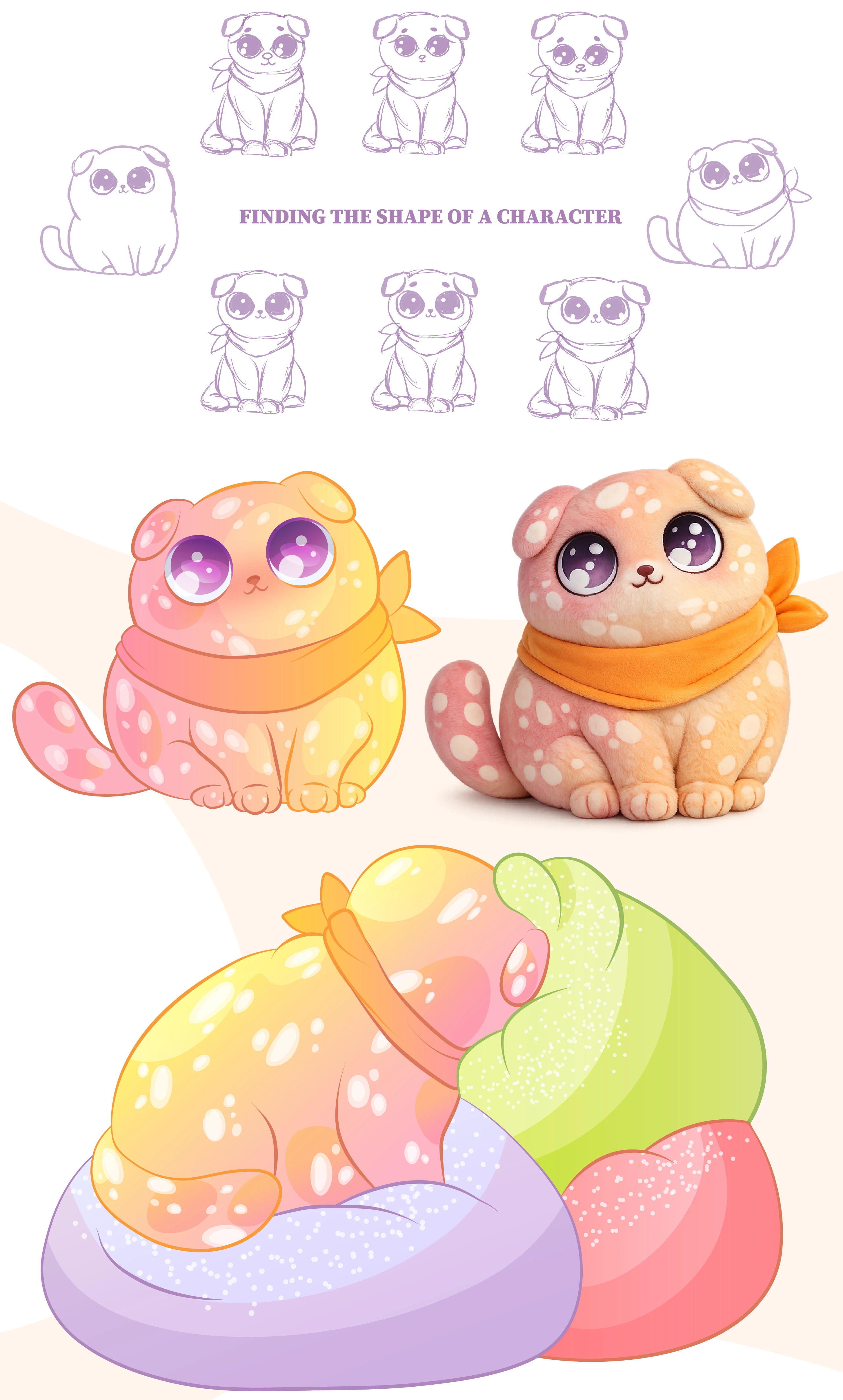 Маскот для корейской кофейни — Изображение №4 — Брендинг, Иллюстрация на Dprofile