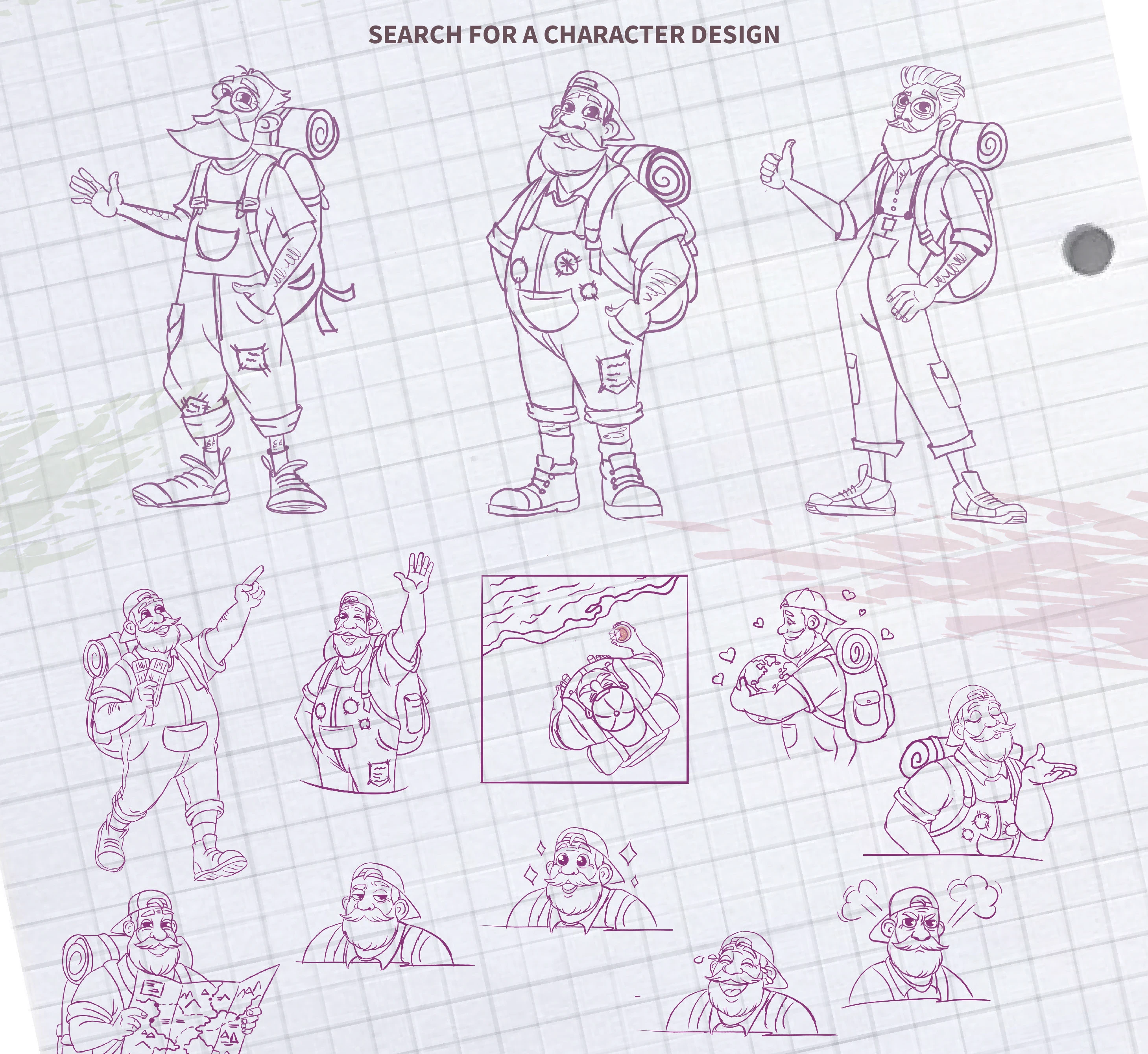 Маскот (бренд-персонаж) для магазина путешетсвий — Изображение №2 — Брендинг, Иллюстрация на Dprofile