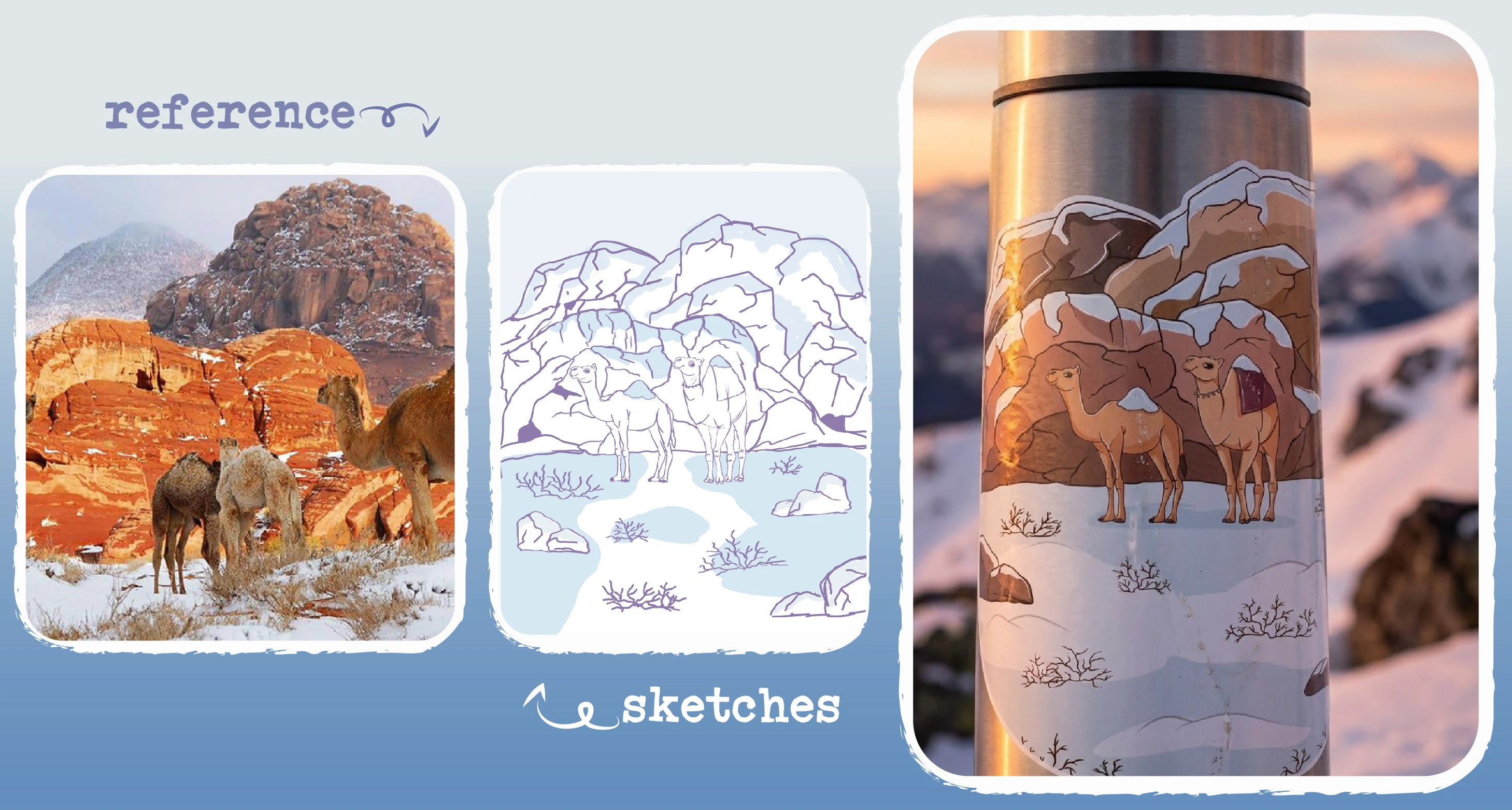 Векторные стикеры с природой Саудовской Аравии — Изображение №7 — Брендинг, Иллюстрация на Dprofile