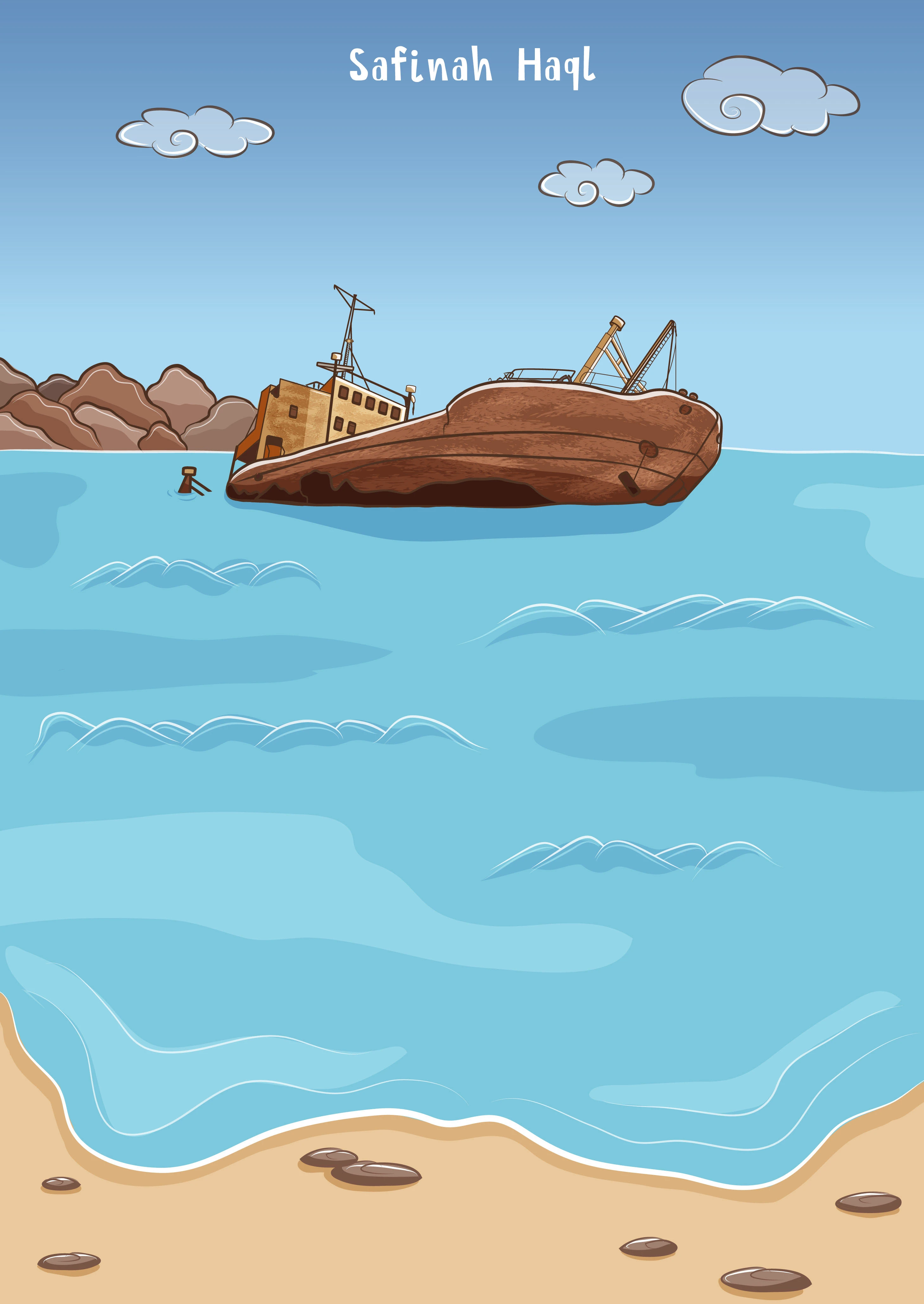 Векторные стикеры с природой Саудовской Аравии — Изображение №8 — Брендинг, Иллюстрация на Dprofile