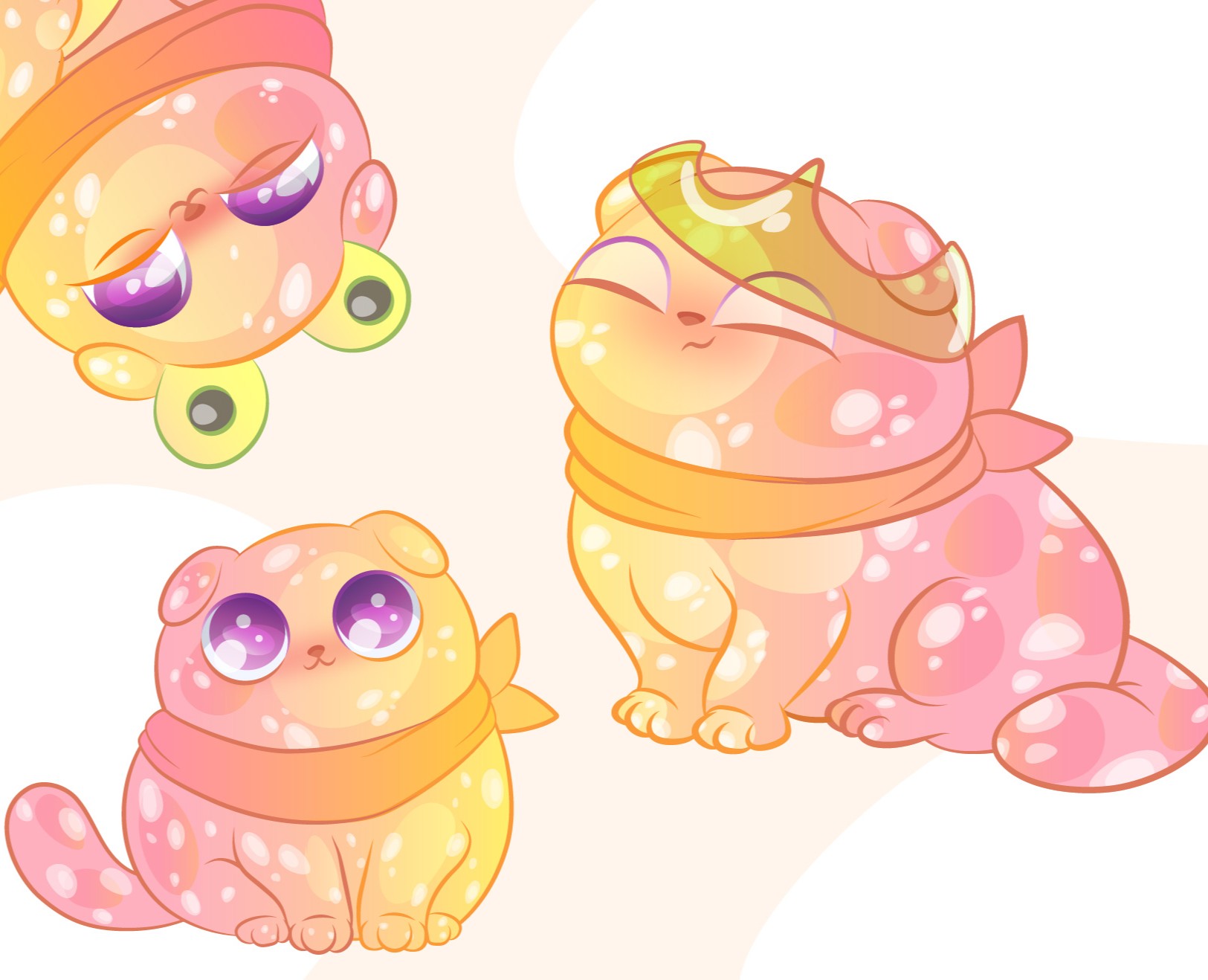 Маскот для корейской кофейни — Брендинг, Иллюстрация на Dprofile